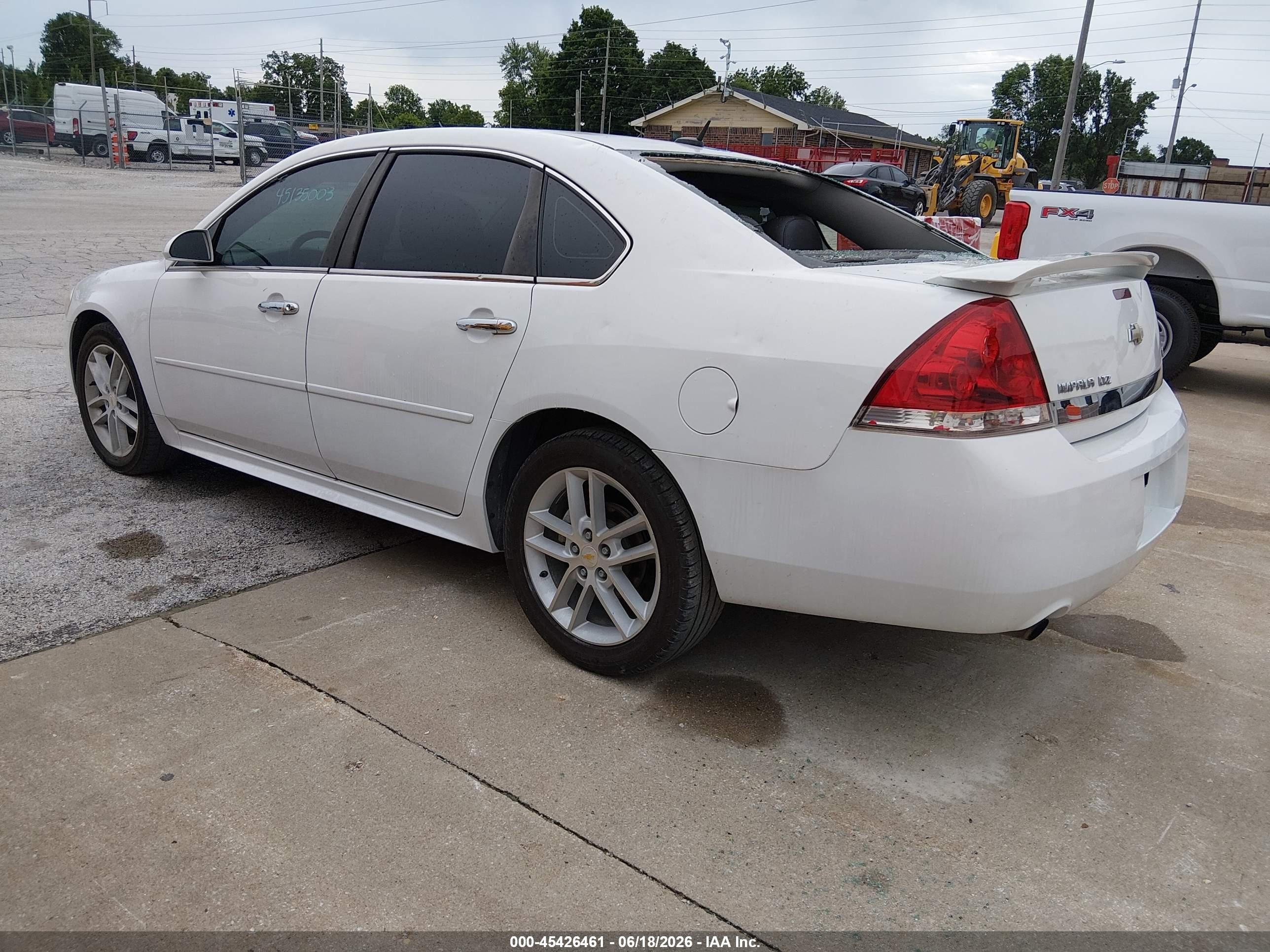 2011 Chevrolet Impala Ltz White vin: 2G1WC5EM2B1139234