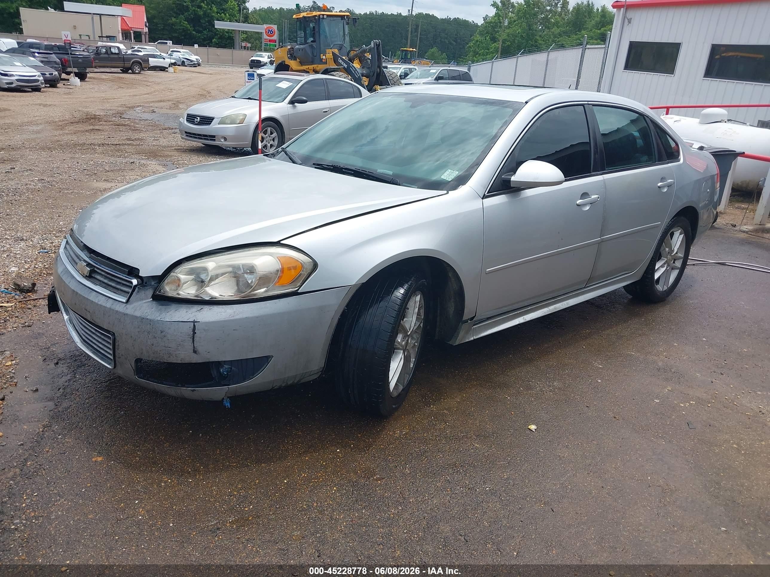 2011 Chevrolet Impala Ltz Silver vin: 2G1WC5EM3B1177345