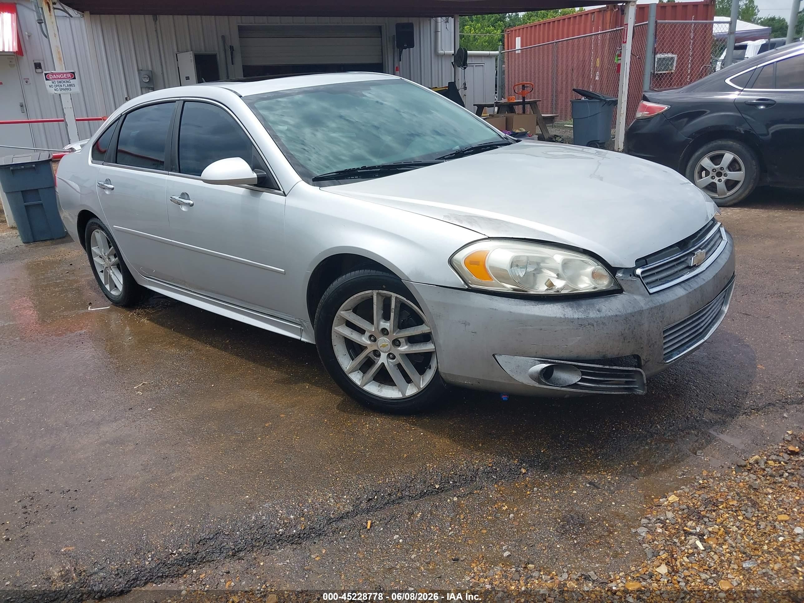 2011 Chevrolet Impala Ltz Silver vin: 2G1WC5EM3B1177345