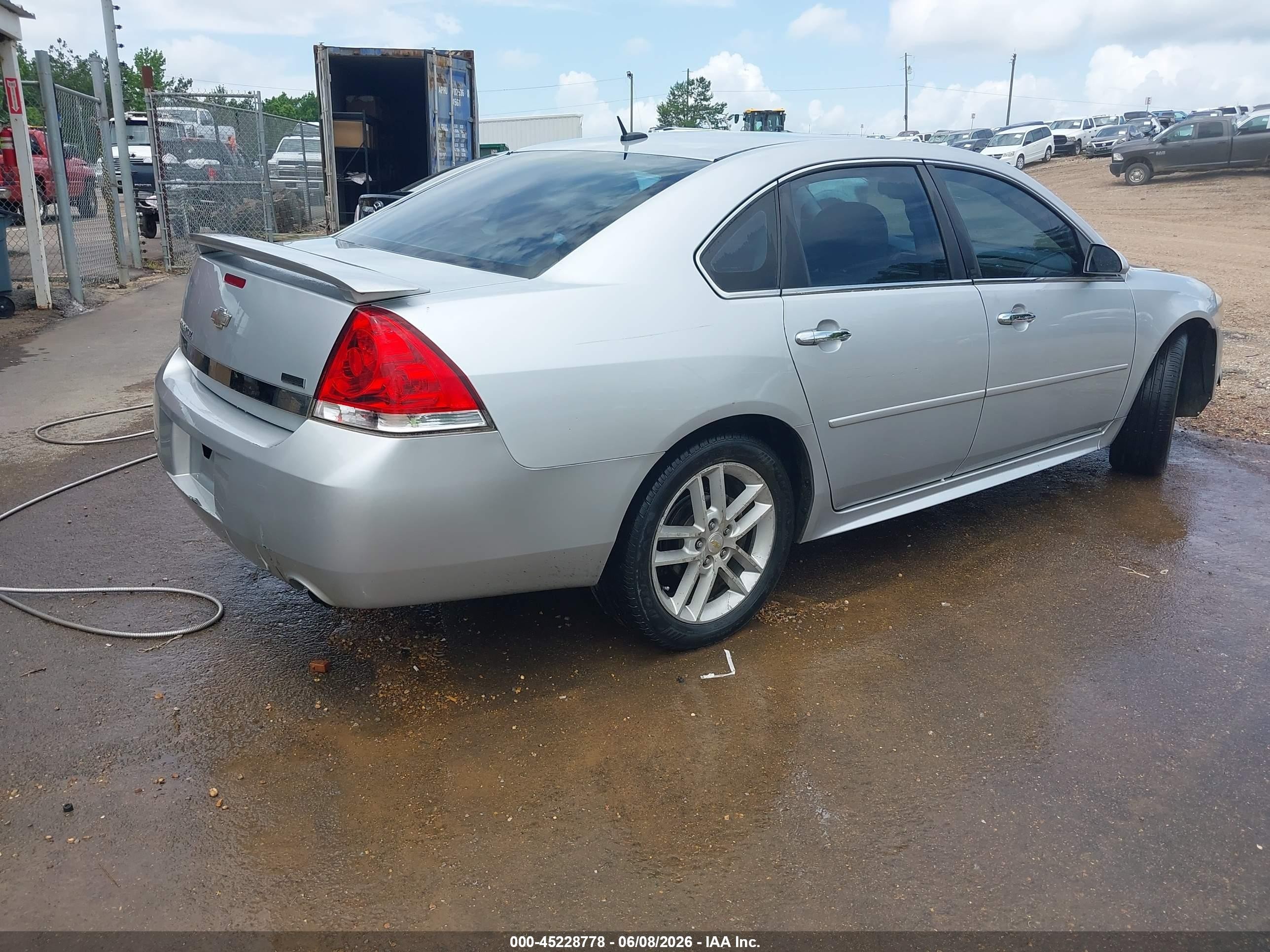 2011 Chevrolet Impala Ltz Silver vin: 2G1WC5EM3B1177345