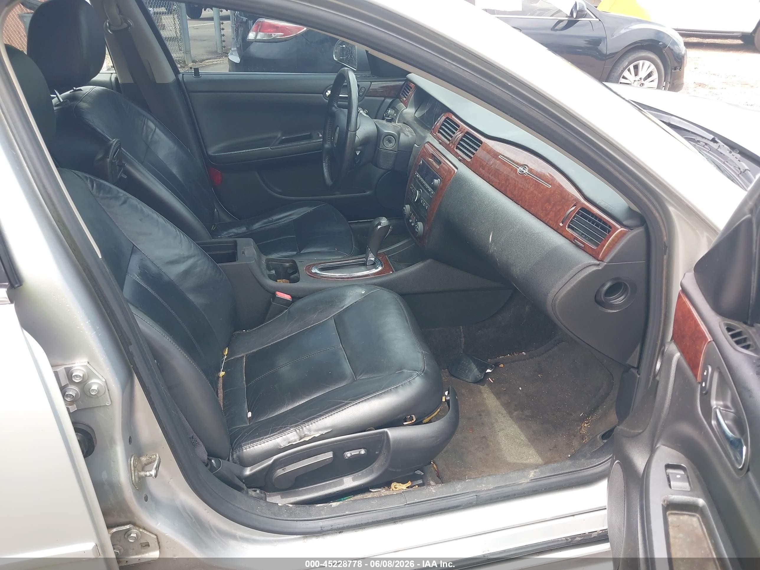 2011 Chevrolet Impala Ltz Silver vin: 2G1WC5EM3B1177345