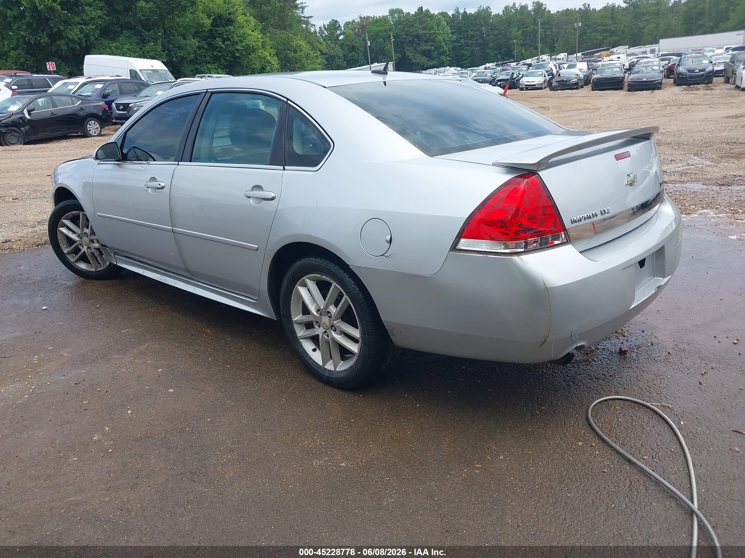 2011 Chevrolet Impala Ltz Silver vin: 2G1WC5EM3B1177345