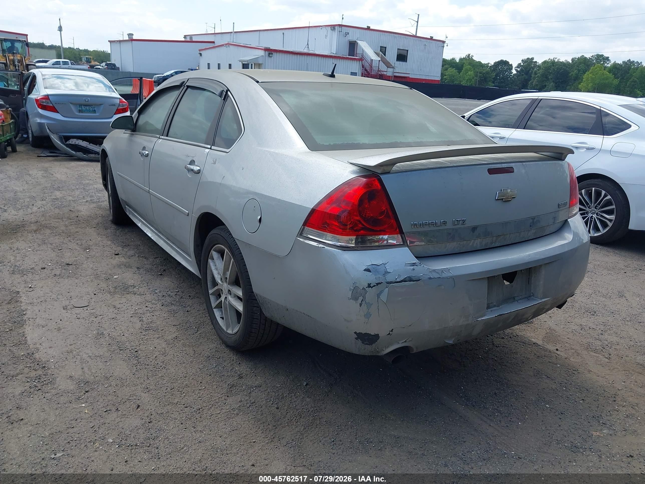 2011 Chevrolet Impala Ltz Silver vin: 2G1WC5EM3B1190354