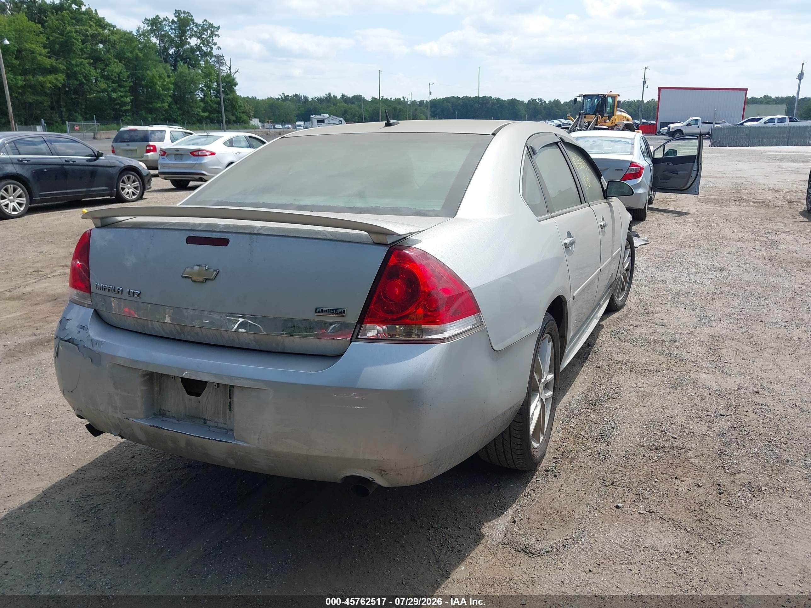 2011 Chevrolet Impala Ltz Silver vin: 2G1WC5EM3B1190354