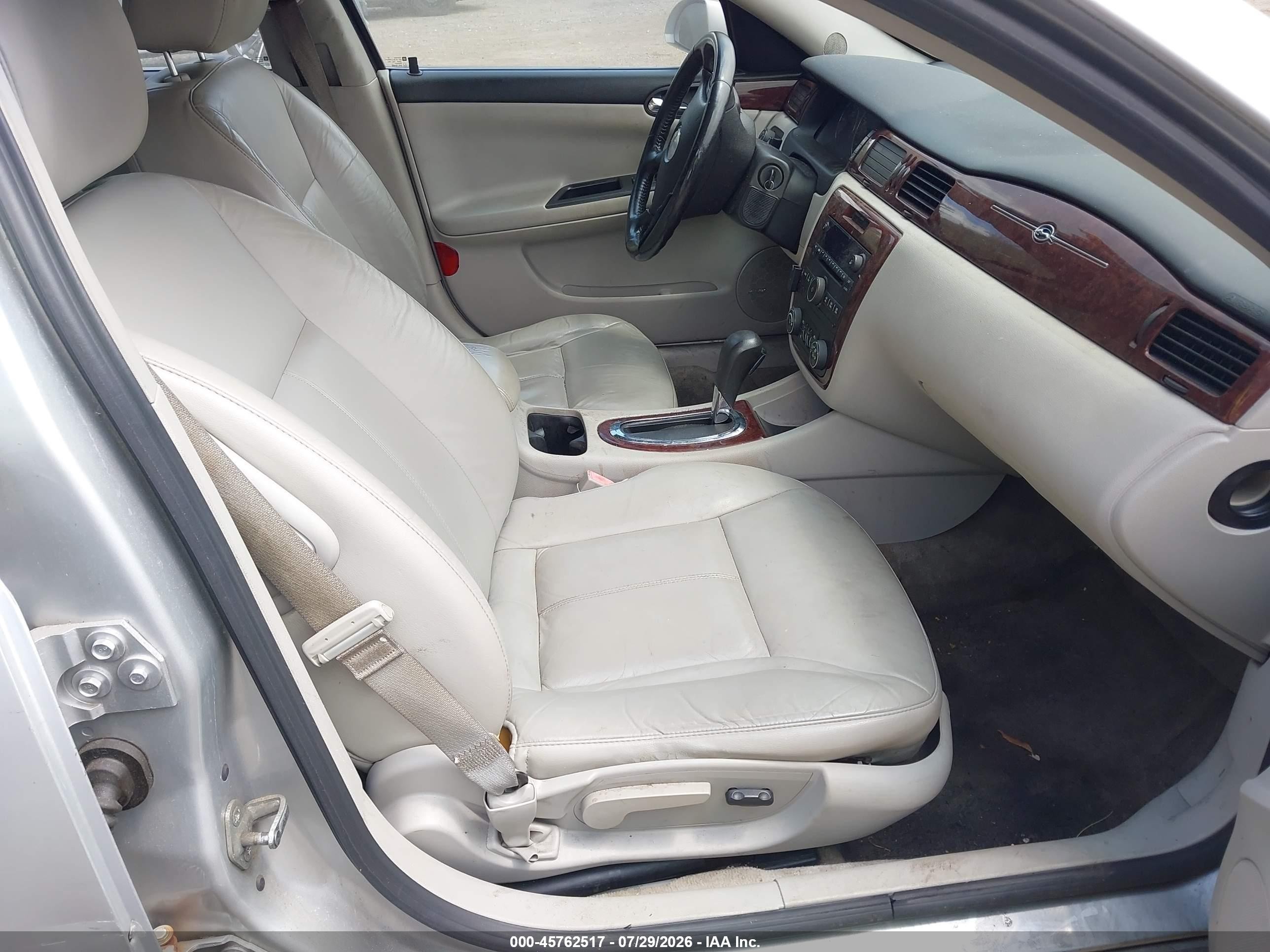 2011 Chevrolet Impala Ltz Silver vin: 2G1WC5EM3B1190354