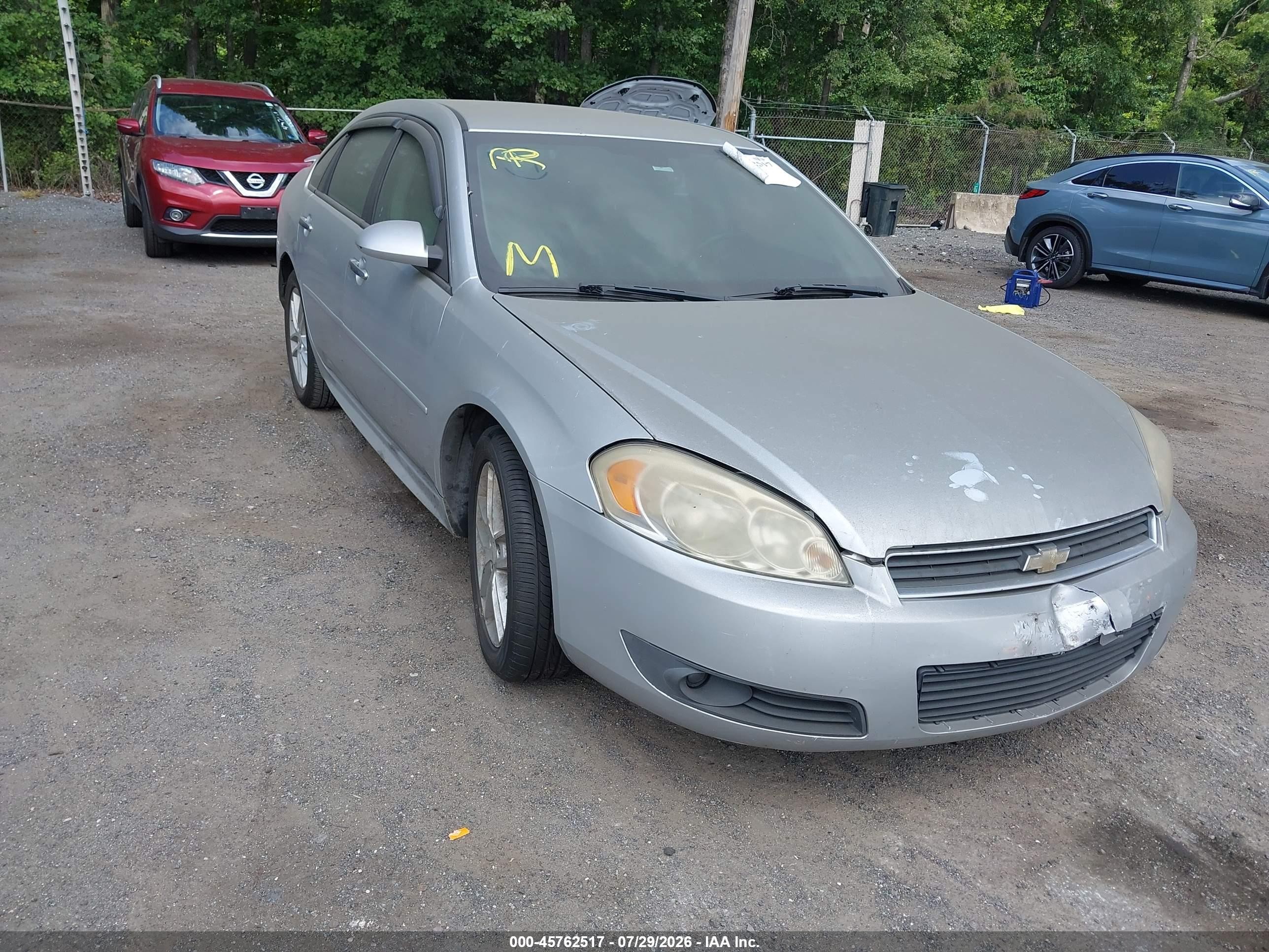 2011 Chevrolet Impala Ltz Silver vin: 2G1WC5EM3B1190354
