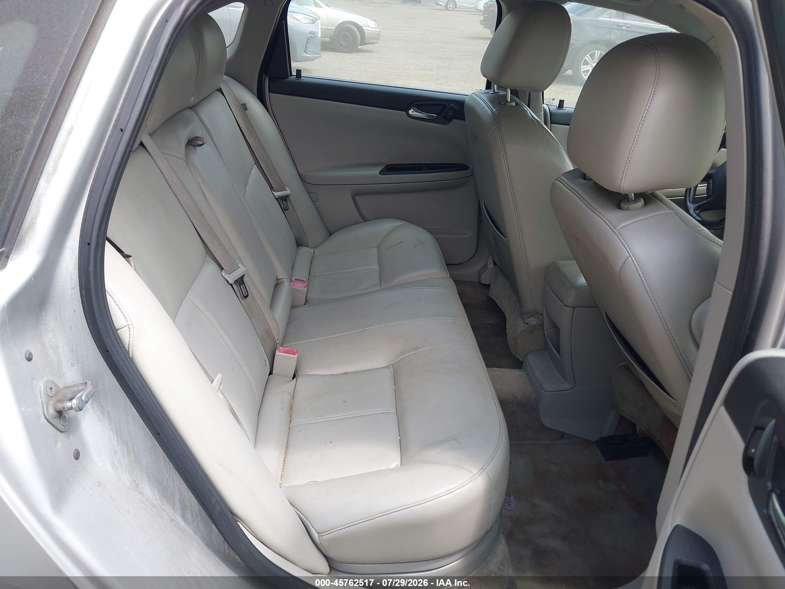 2011 Chevrolet Impala Ltz Silver vin: 2G1WC5EM3B1190354