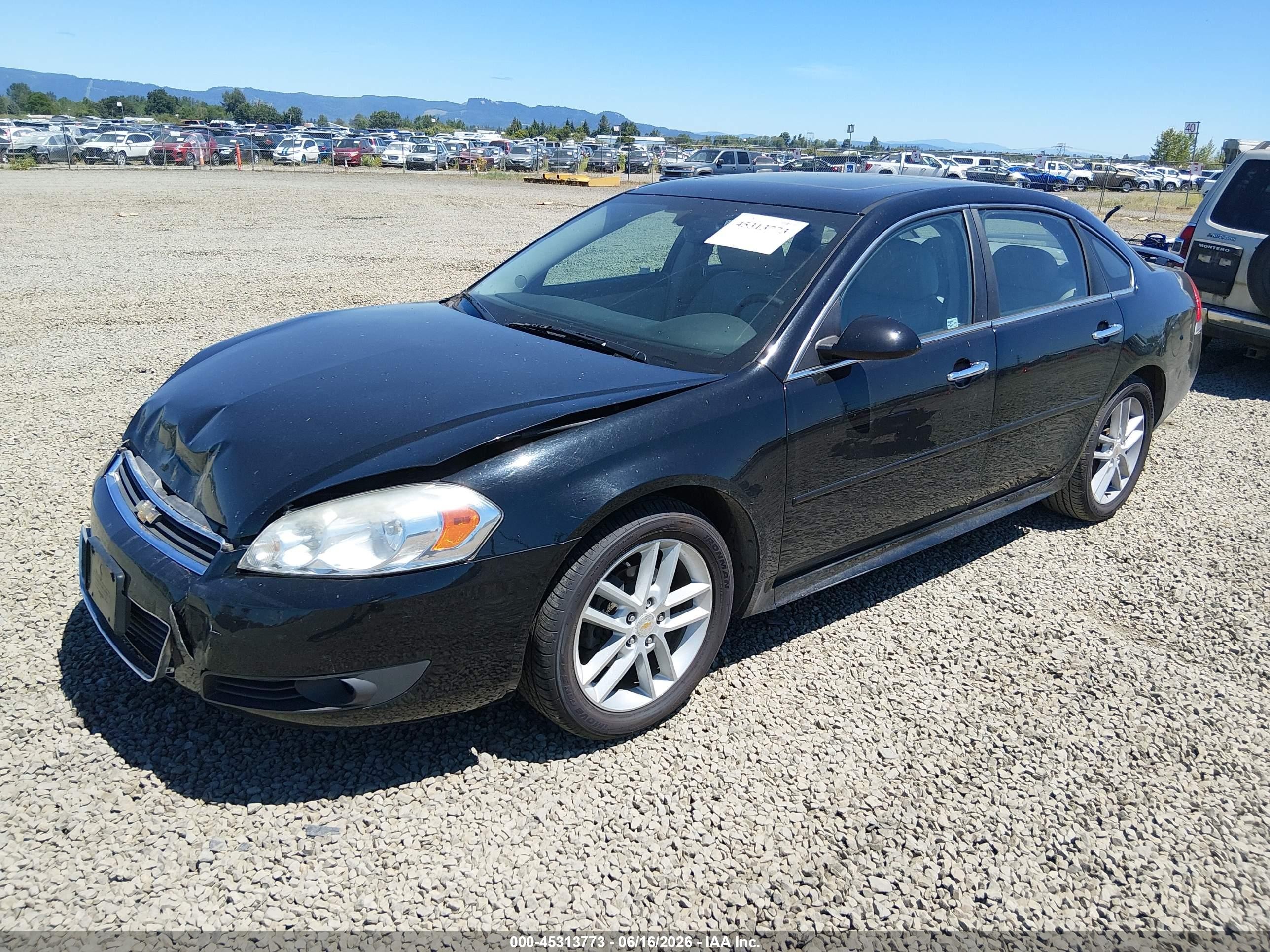 2010 Chevrolet Impala Ltz Black vin: 2G1WC5EM4A1141808