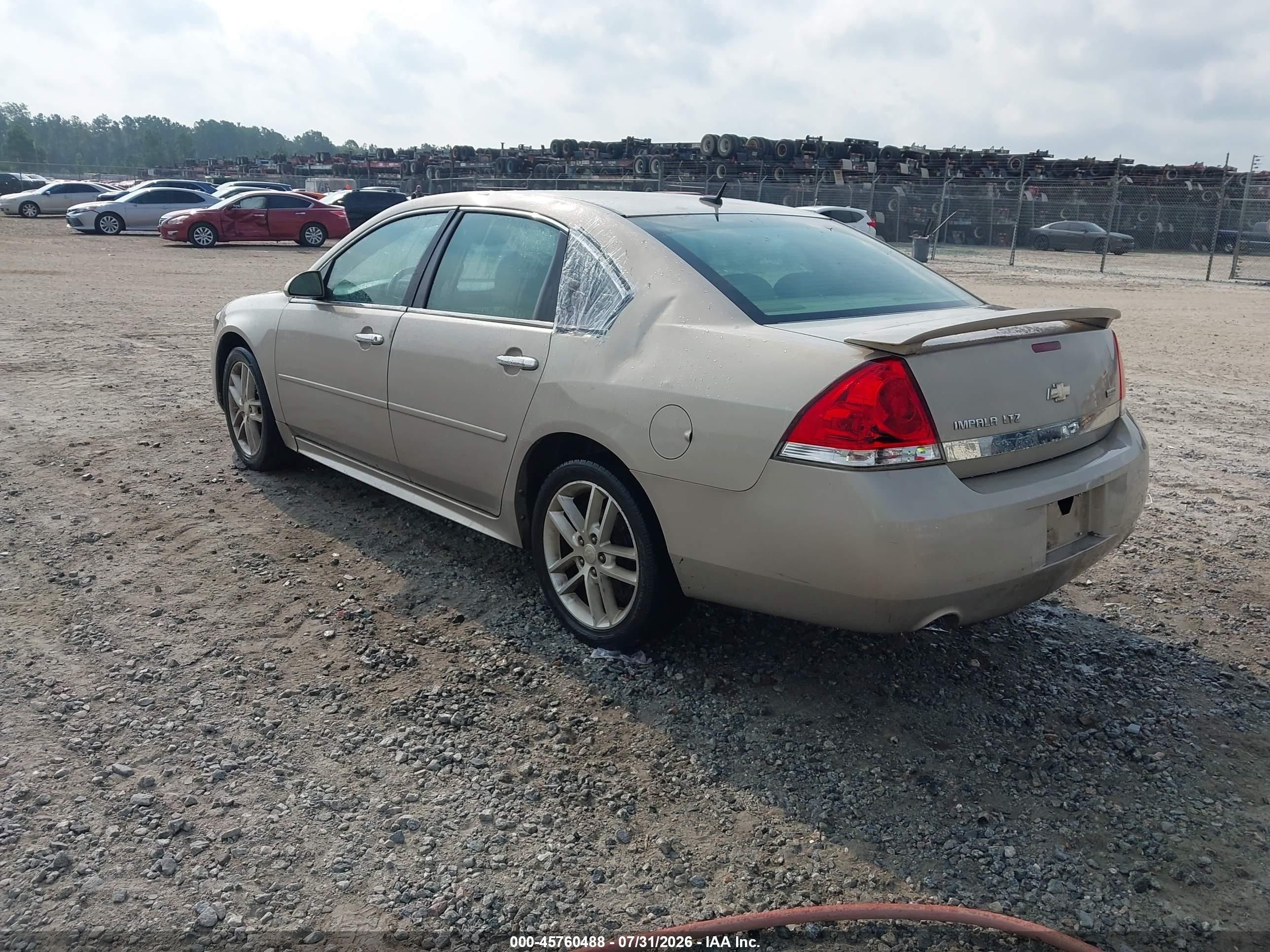 2010 Chevrolet Impala Ltz Beige vin: 2G1WC5EM6A1241618