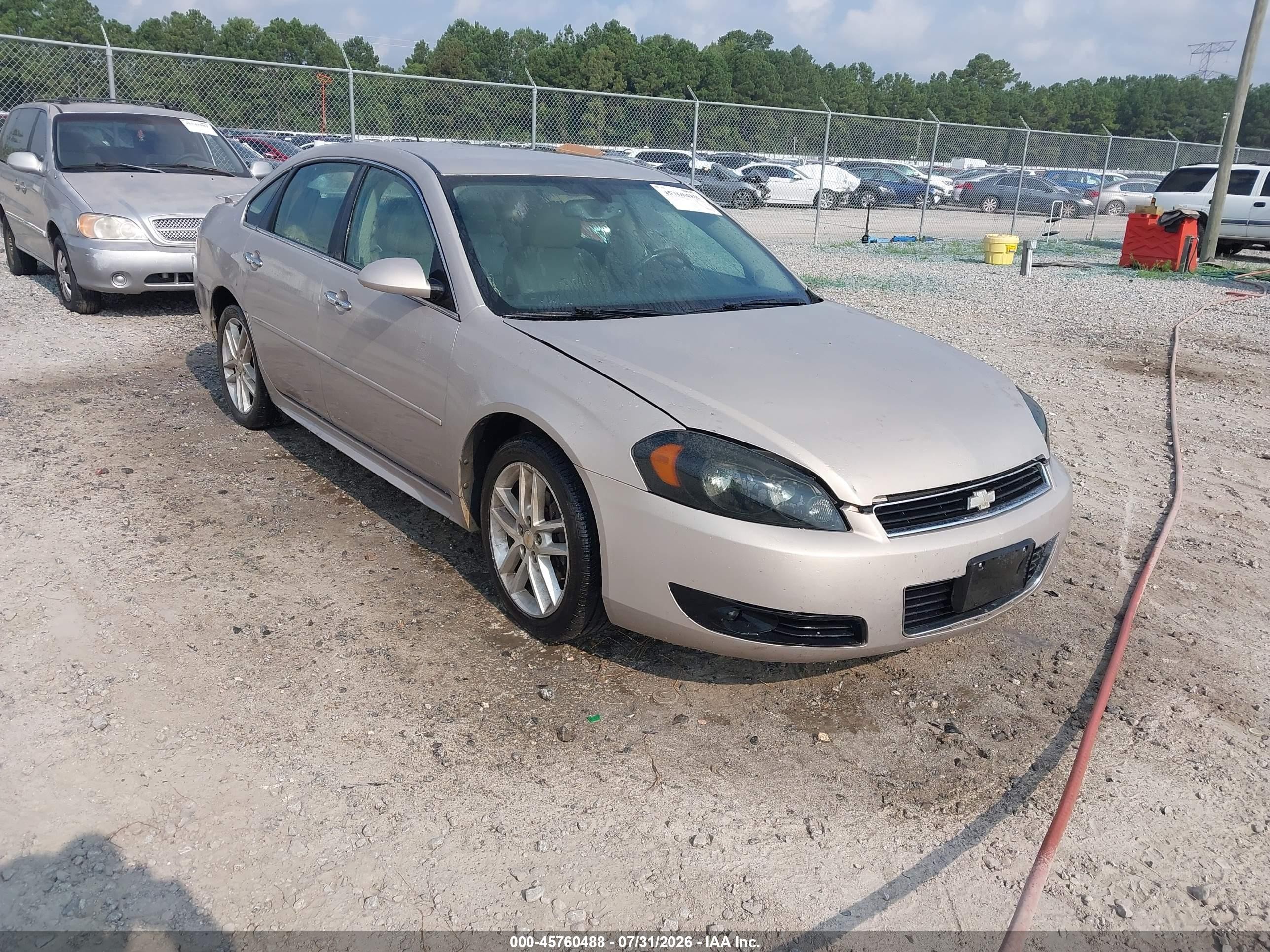 2010 Chevrolet Impala Ltz Beige vin: 2G1WC5EM6A1241618