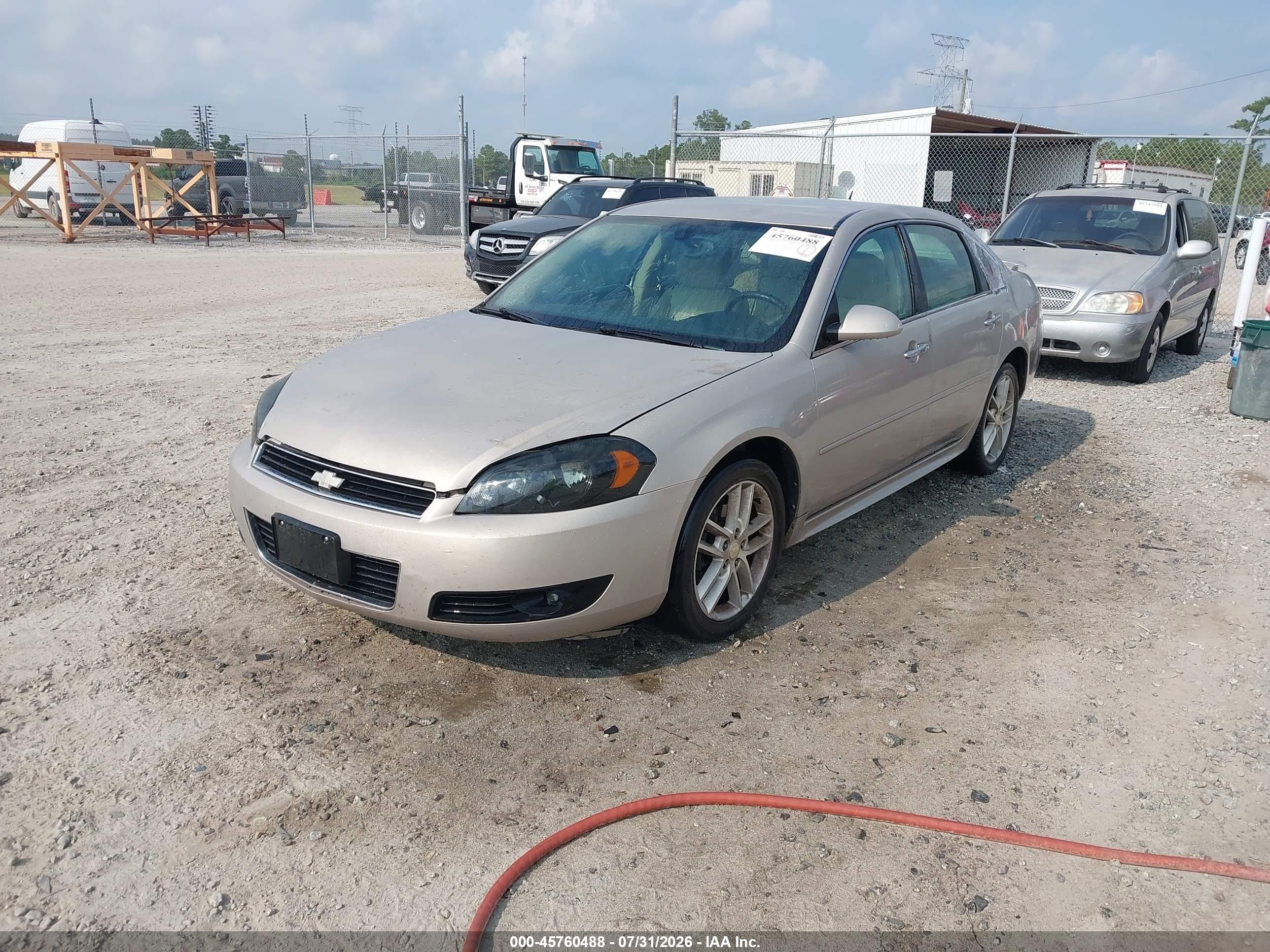 2010 Chevrolet Impala Ltz Beige vin: 2G1WC5EM6A1241618