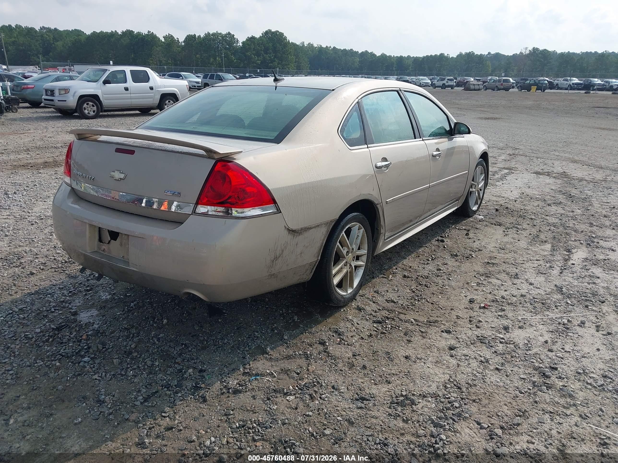 2010 Chevrolet Impala Ltz Beige vin: 2G1WC5EM6A1241618