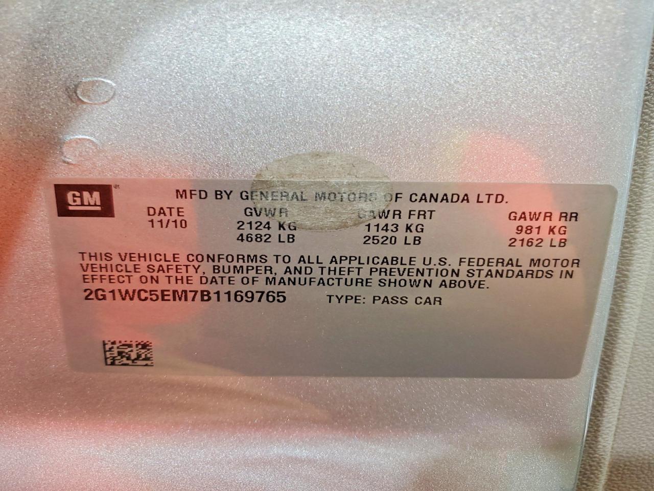 2011 Chevrolet Impala Ltz Silver vin: 2G1WC5EM7B1169765