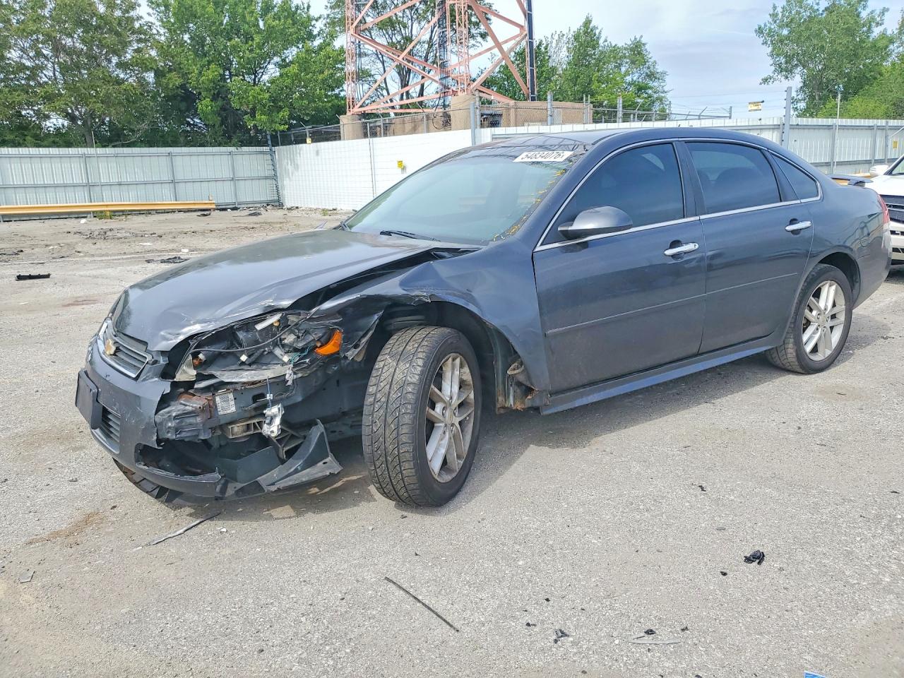 2011 Chevrolet Impala Ltz Gray vin: 2G1WC5EM7B1175212