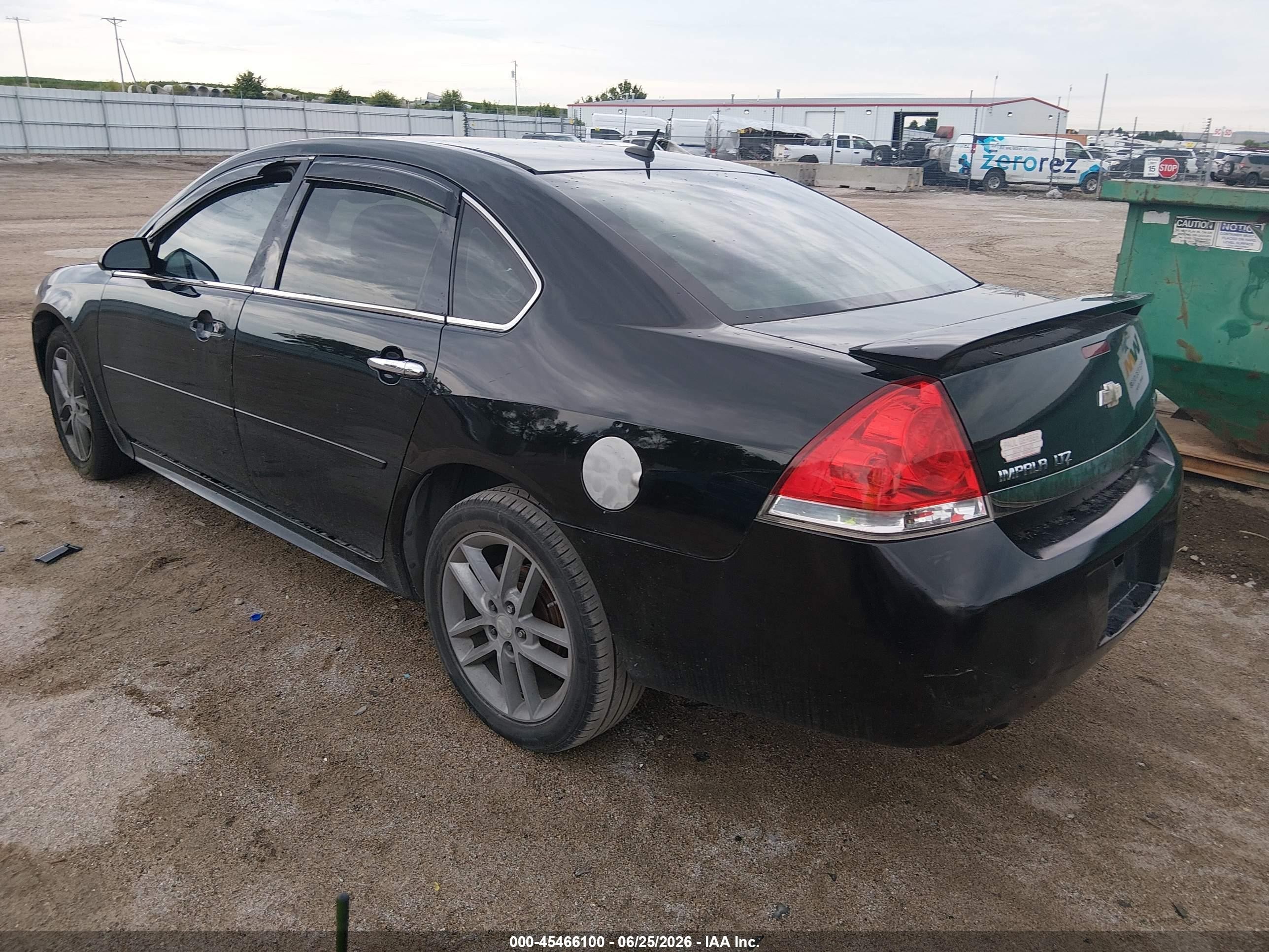 2011 Chevrolet Impala Ltz Черный vin: 2G1WC5EM9B1180301