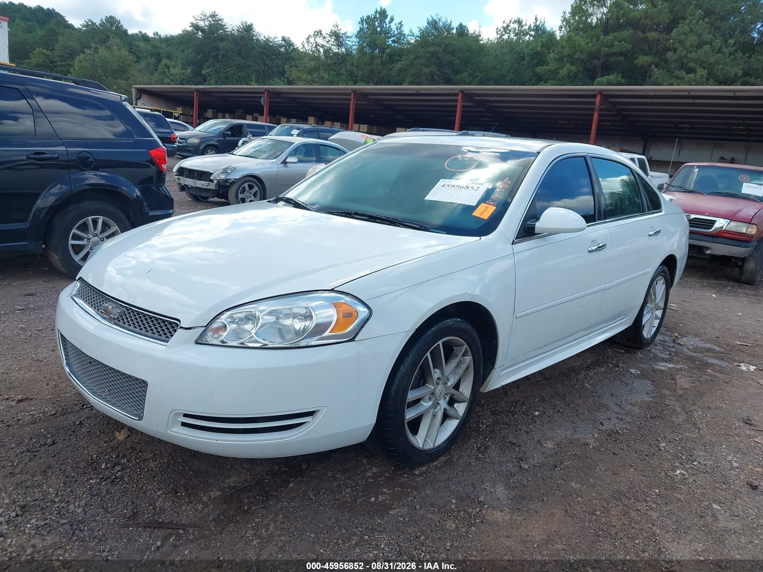 2011 Chevrolet Impala Ltz White vin: 2G1WC5EM9B1189385