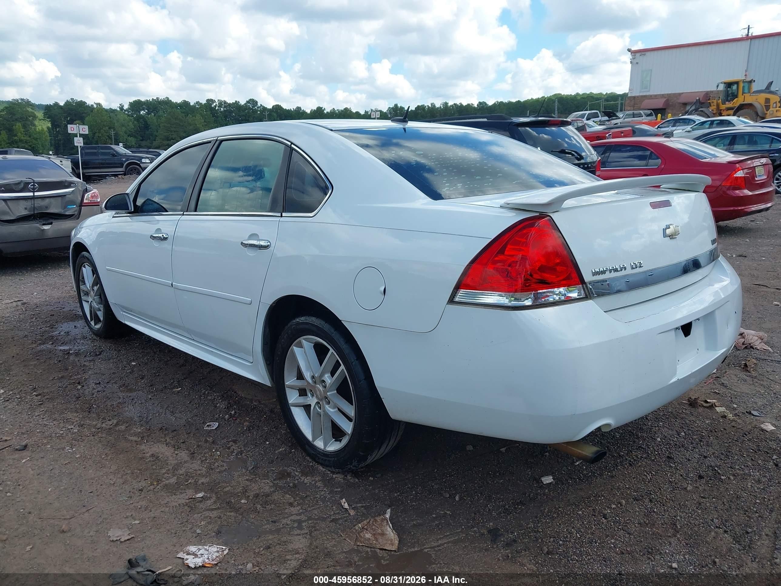 2011 Chevrolet Impala Ltz White vin: 2G1WC5EM9B1189385