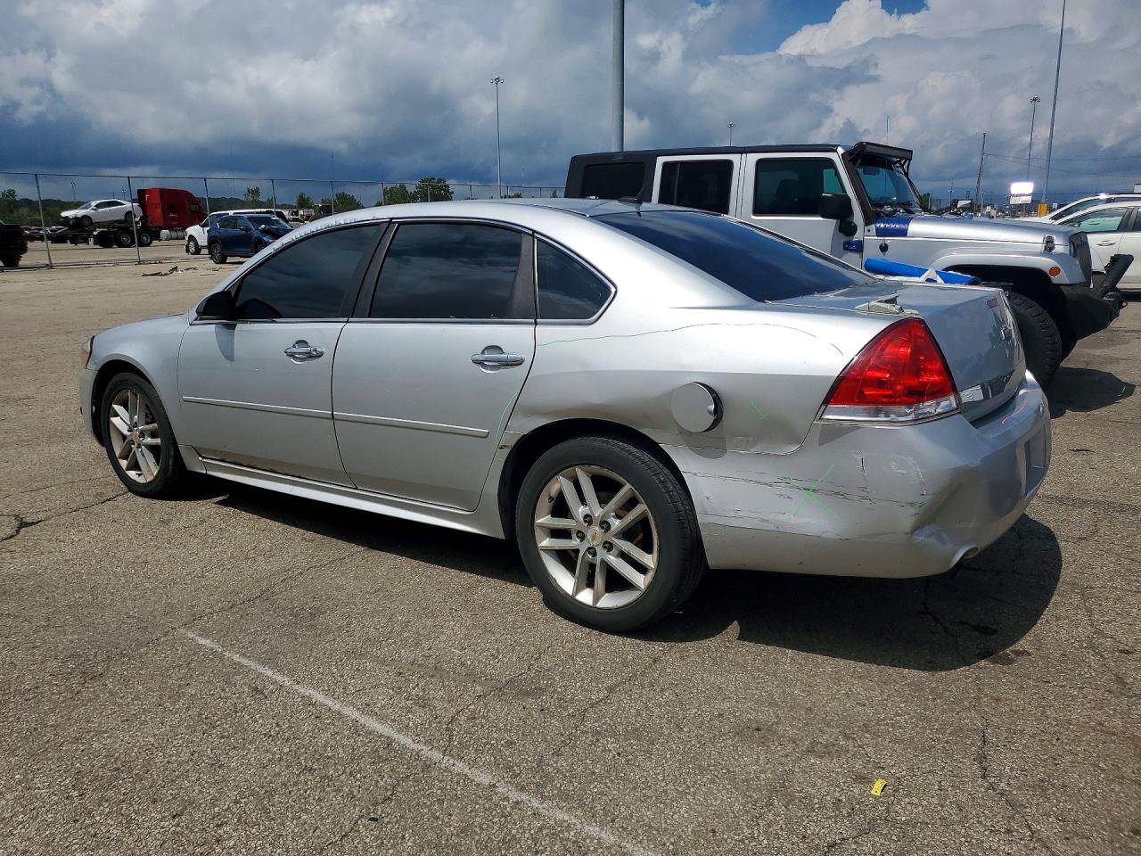 2010 Chevrolet Impala Ltz Silver vin: 2G1WC5EMXA1190818