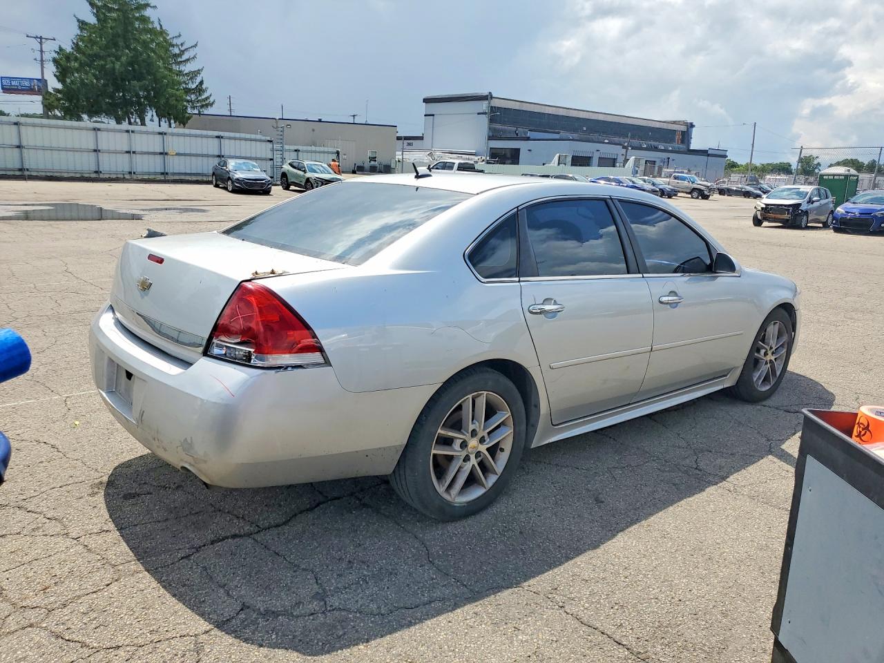 2010 Chevrolet Impala Ltz Silver vin: 2G1WC5EMXA1190818
