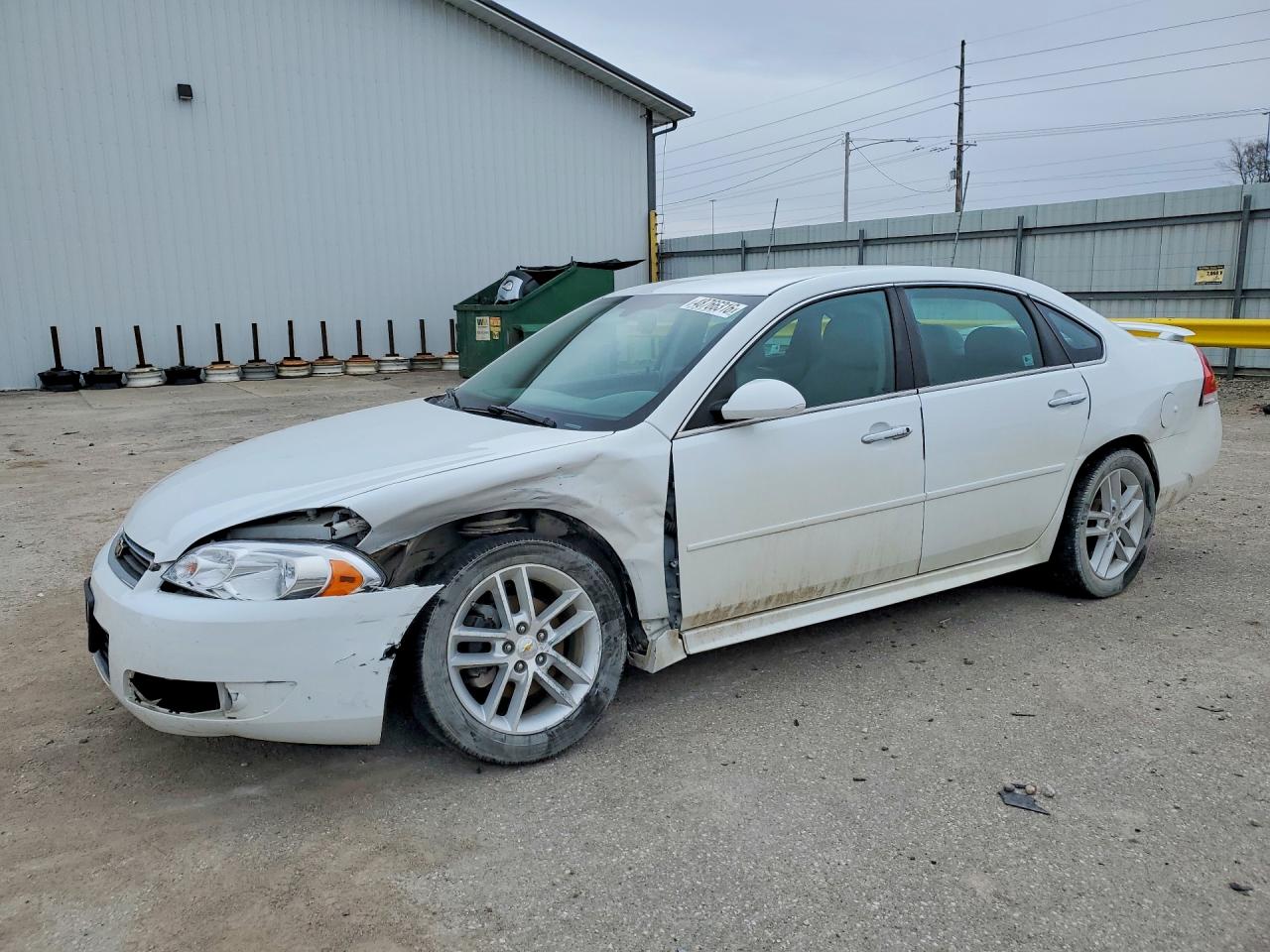 2010 Chevrolet Impala Ltz White vin: 2G1WC5EMXA1259152