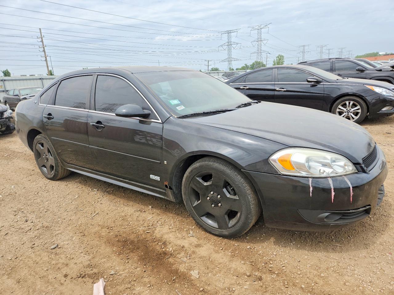 2009 Chevrolet Impala Black vin: 2G1WD57C091145349