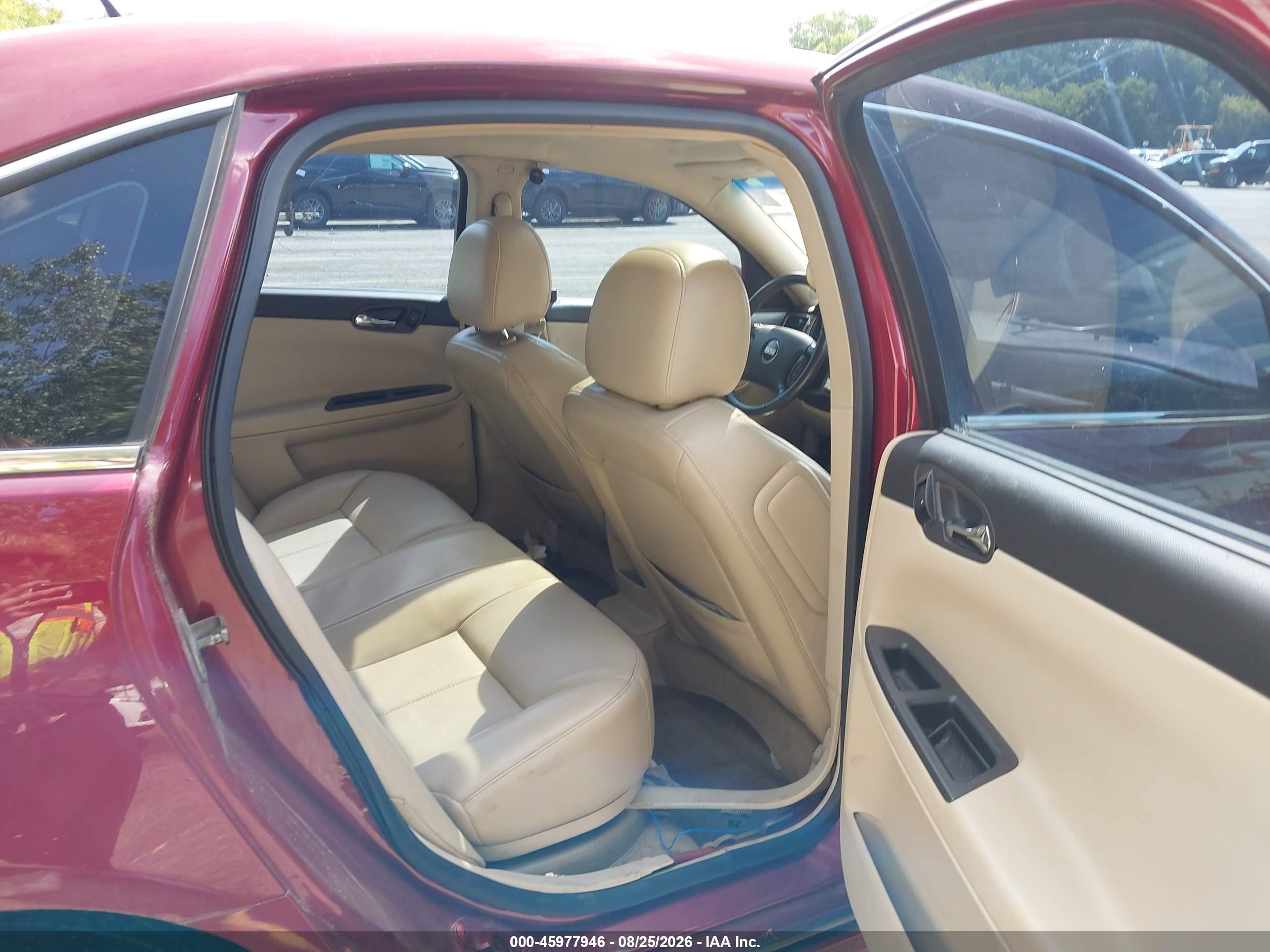 2009 Chevrolet Impala Ss Бордовый vin: 2G1WD57C291167546