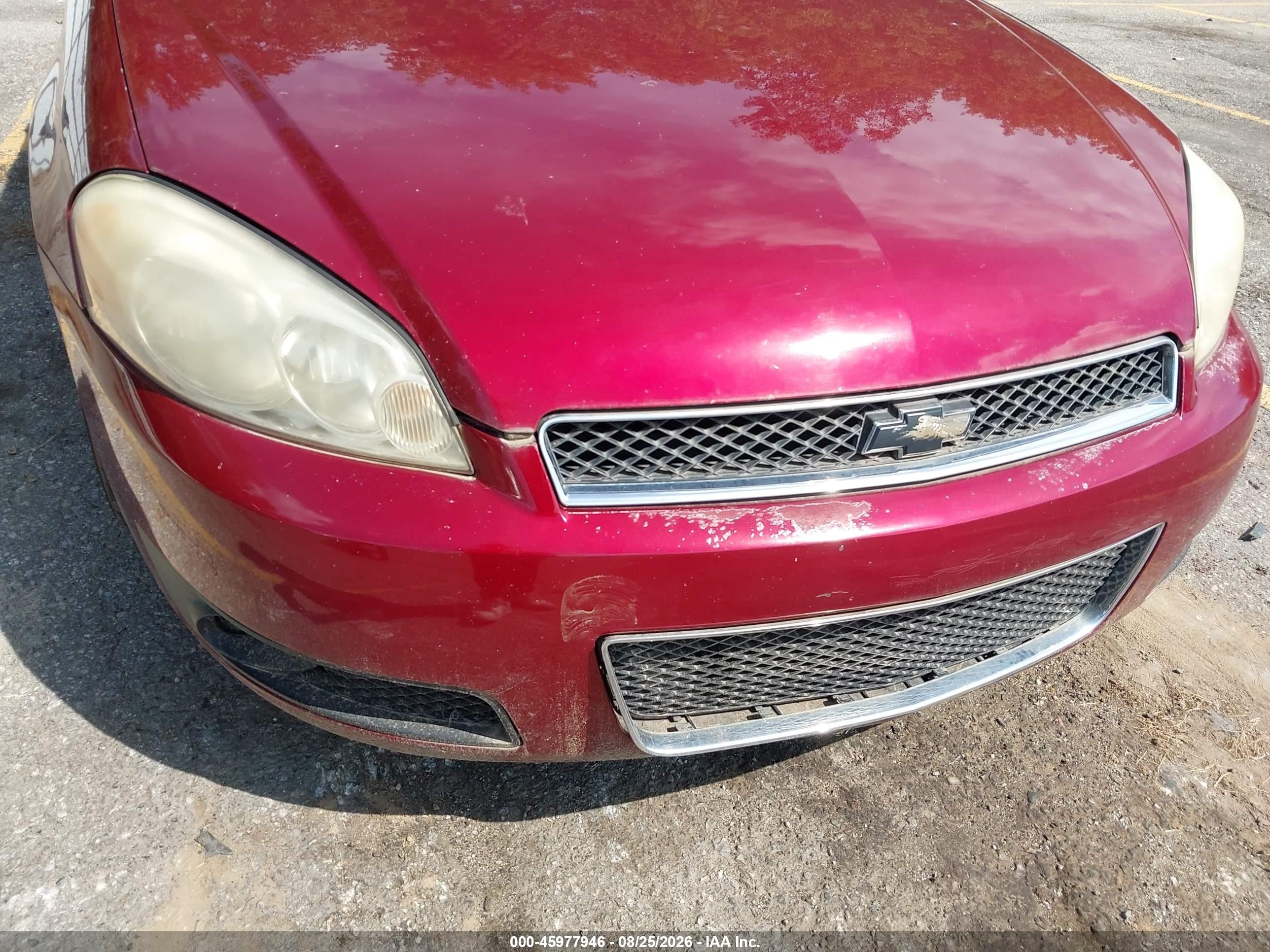 2009 Chevrolet Impala Ss Бордовый vin: 2G1WD57C291167546