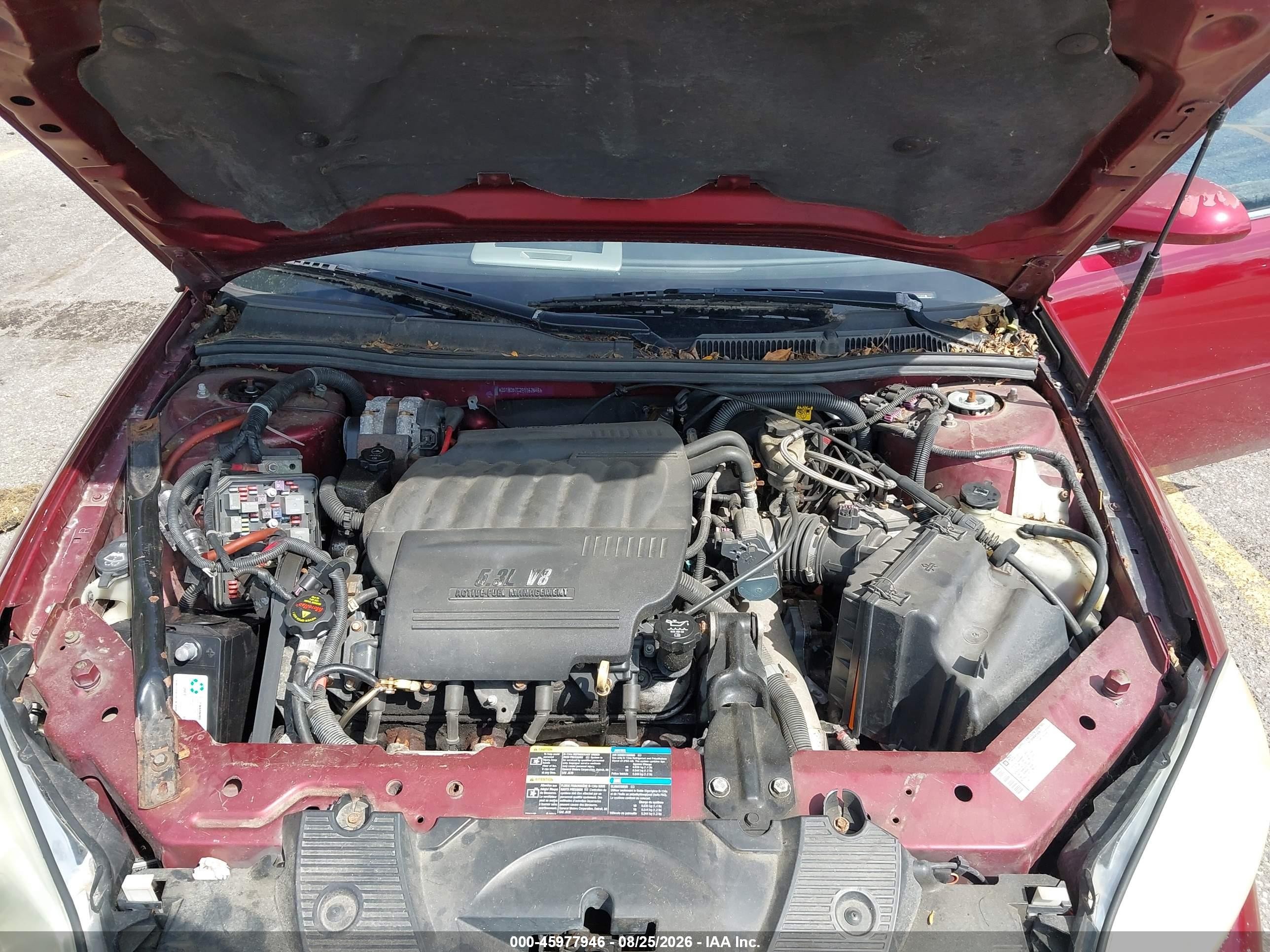 2009 Chevrolet Impala Ss Бордовый vin: 2G1WD57C291167546