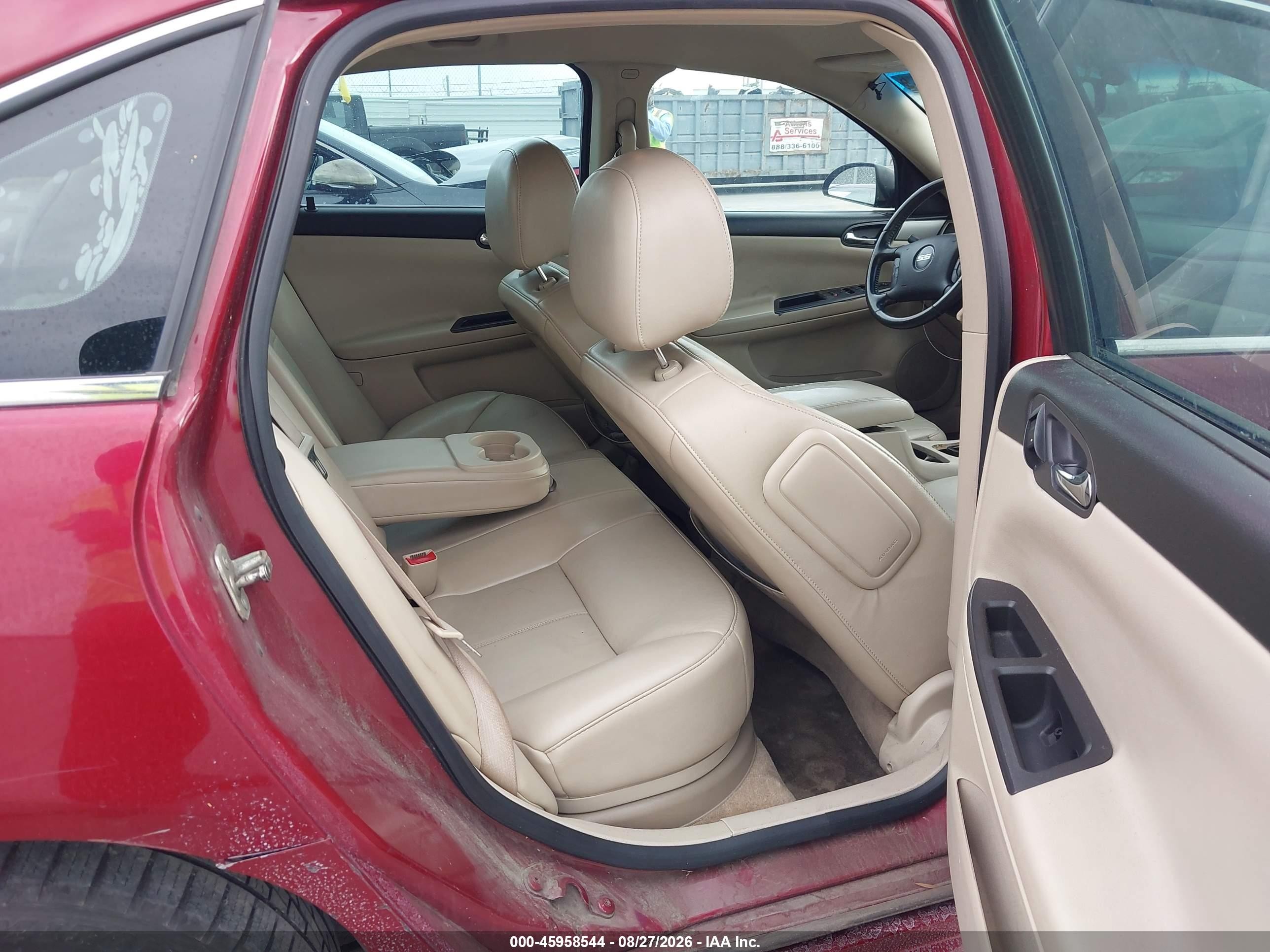 2009 Chevrolet Impala Ss Red vin: 2G1WD57C391188261