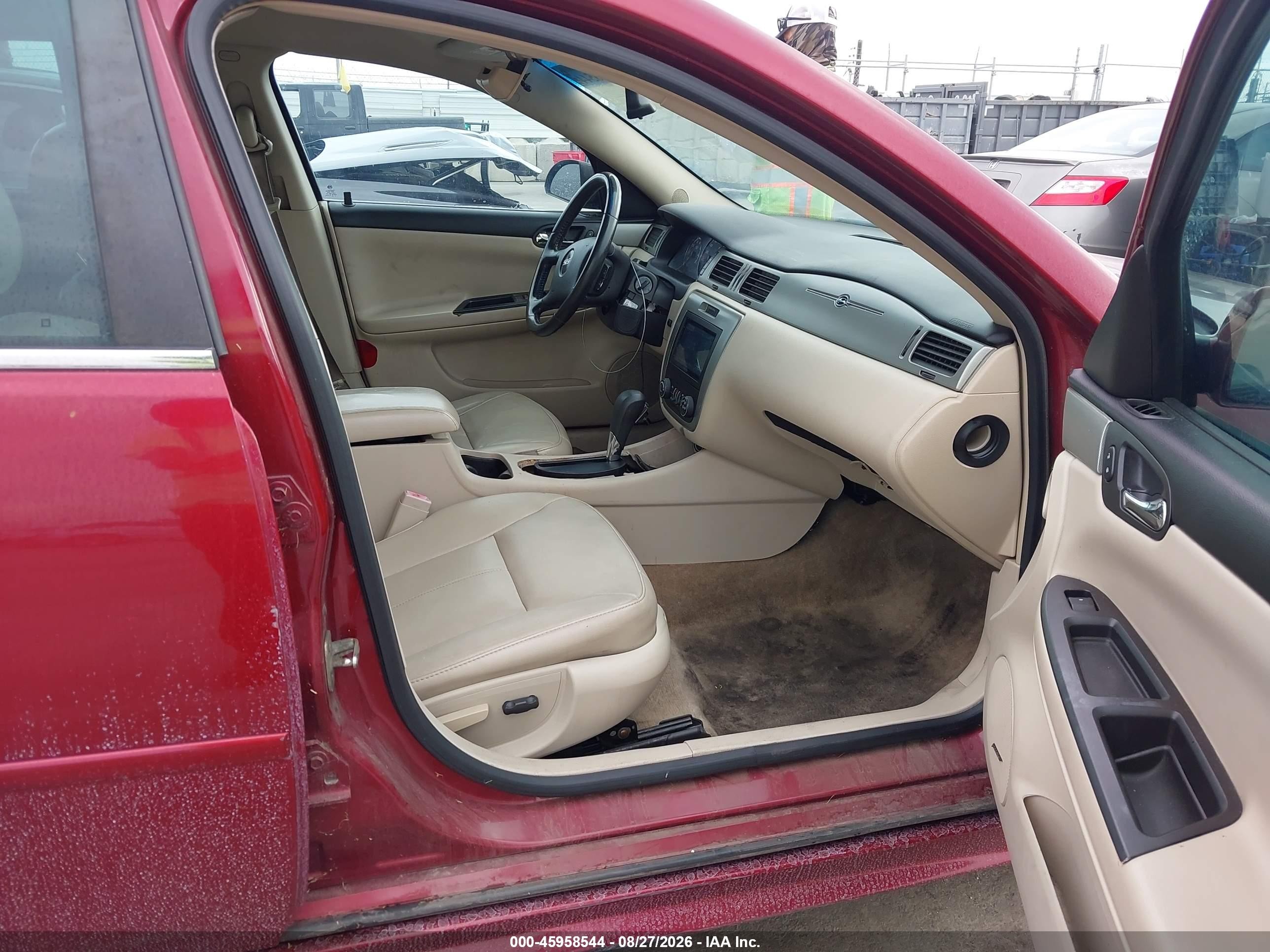 2009 Chevrolet Impala Ss Red vin: 2G1WD57C391188261