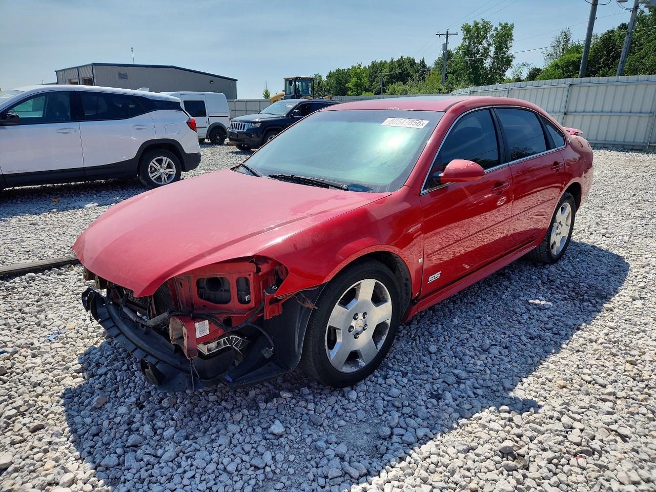 2009 Chevrolet Impala Ss Red vin: 2G1WD57C791201660