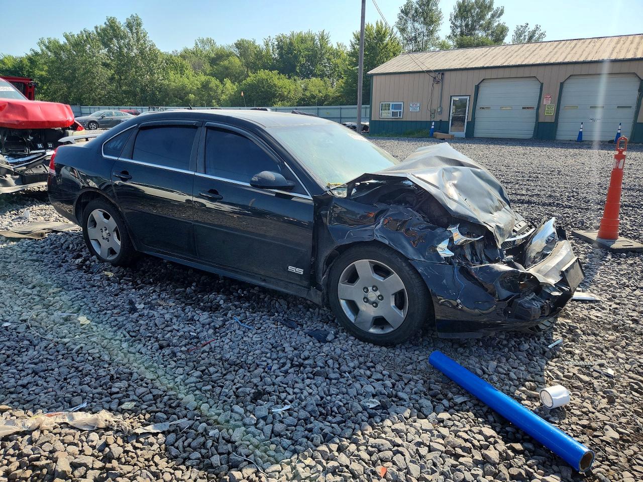 2009 Chevrolet Impala Ss Black vin: 2G1WD57CX91171232