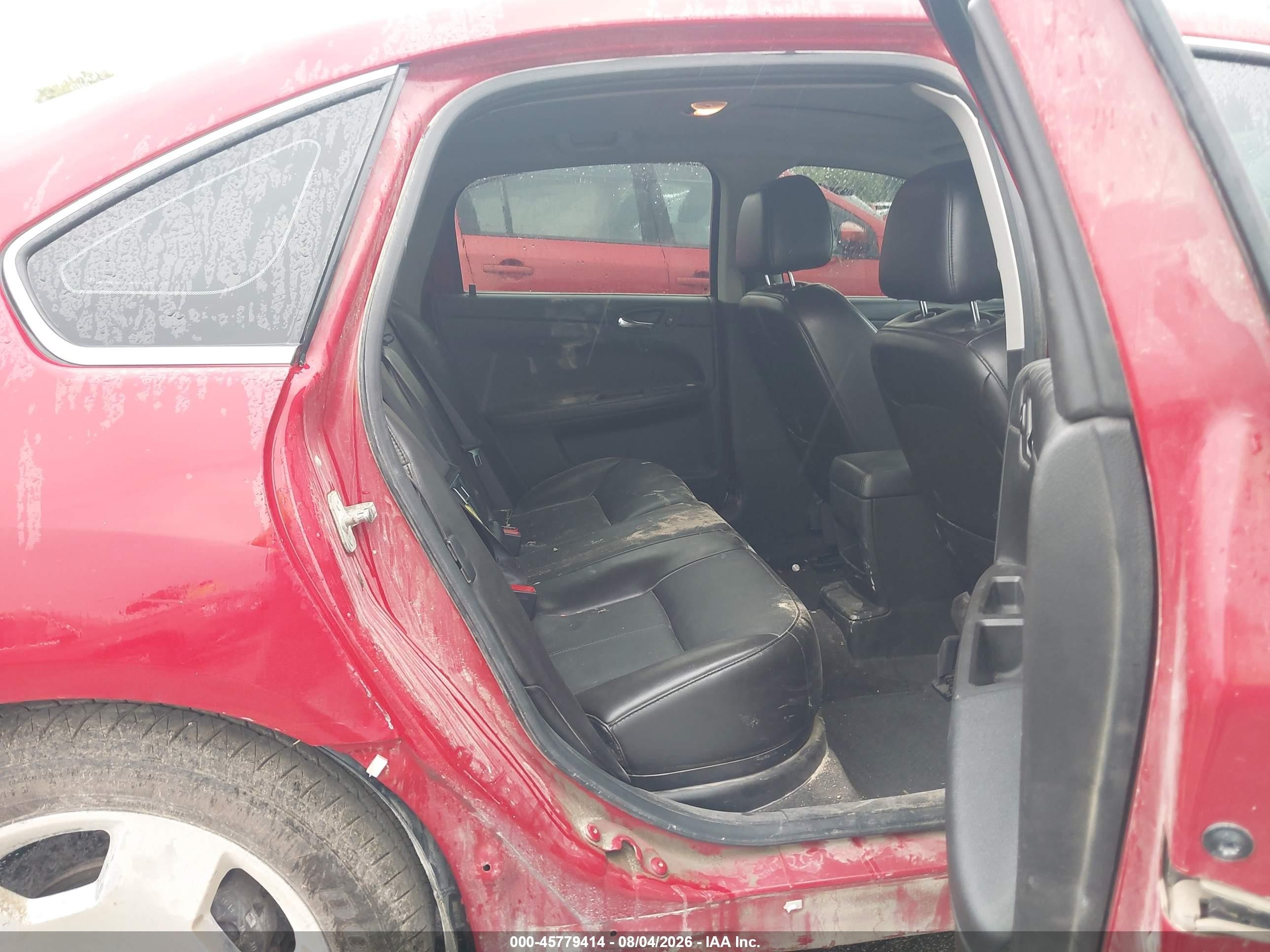 2008 Chevrolet Impala Ss Red vin: 2G1WD58C081353065