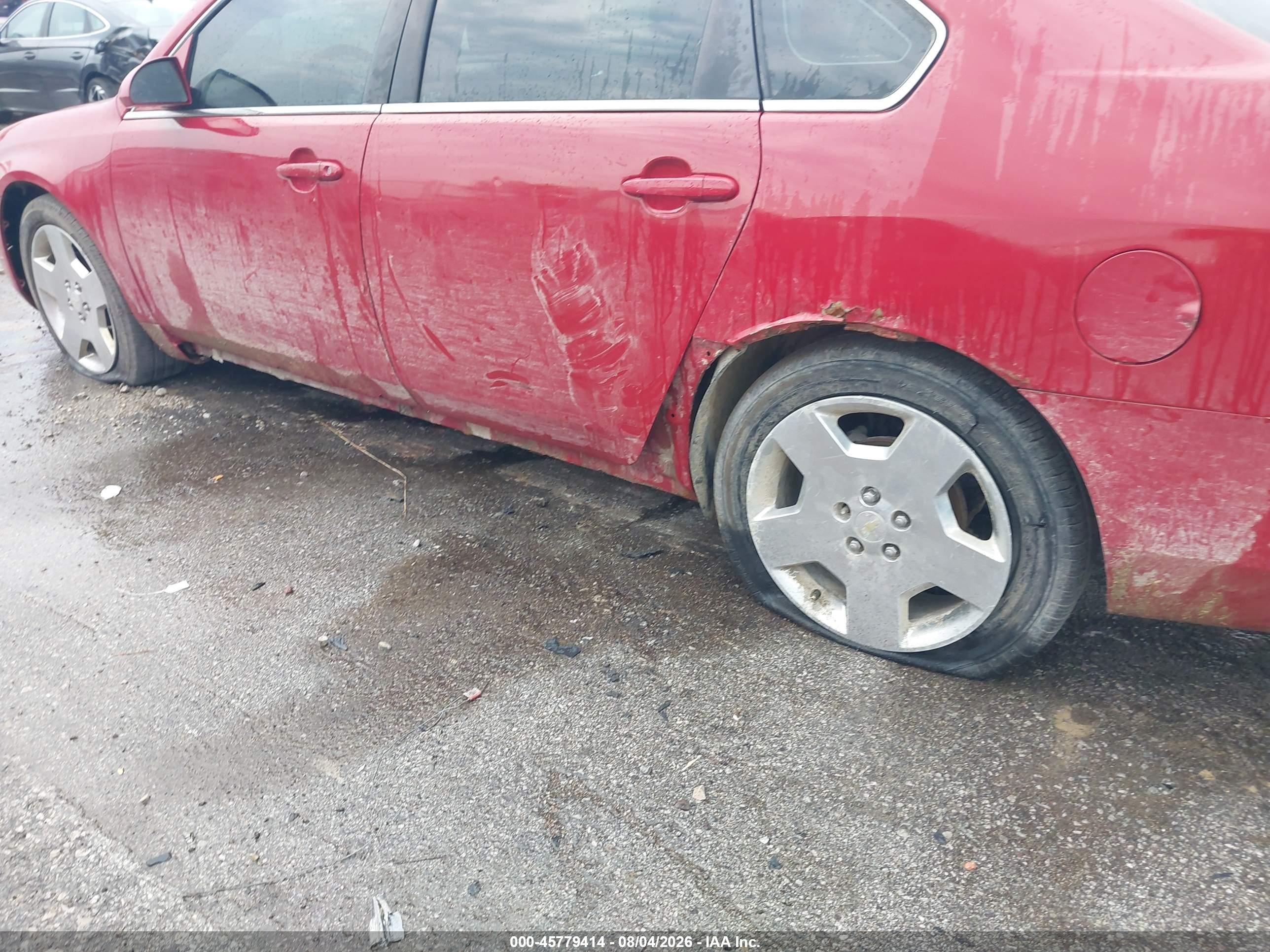 2008 Chevrolet Impala Ss Red vin: 2G1WD58C081353065