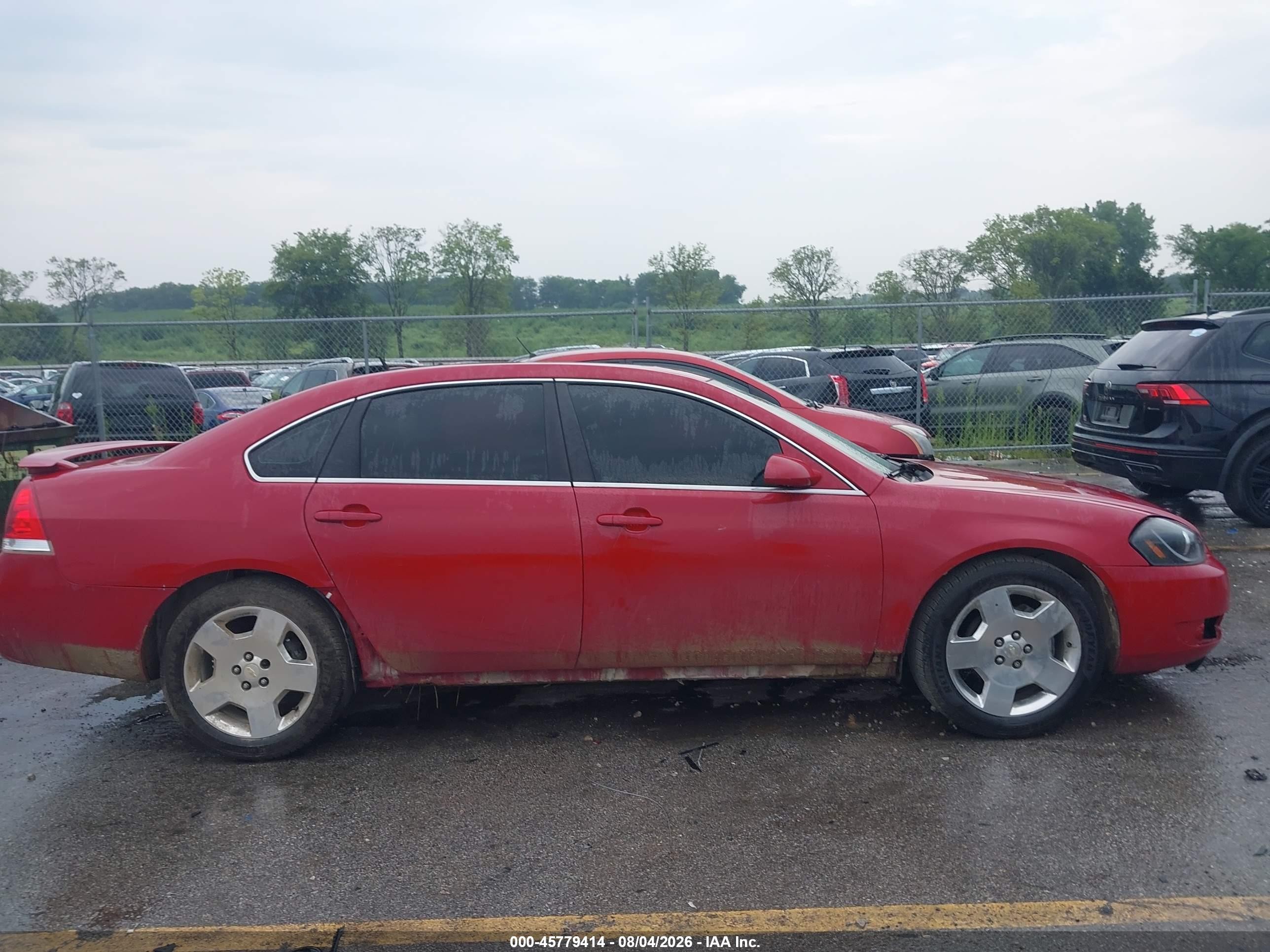 2008 Chevrolet Impala Ss Red vin: 2G1WD58C081353065