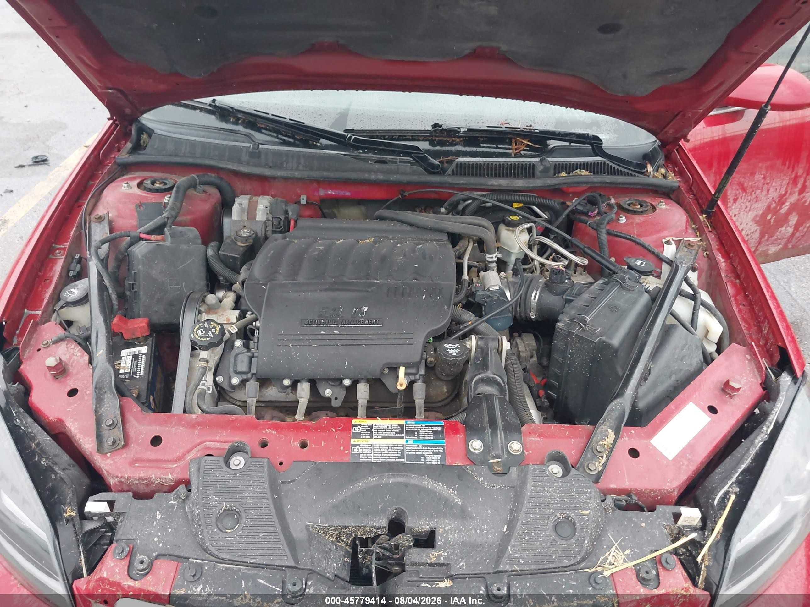 2008 Chevrolet Impala Ss Red vin: 2G1WD58C081353065