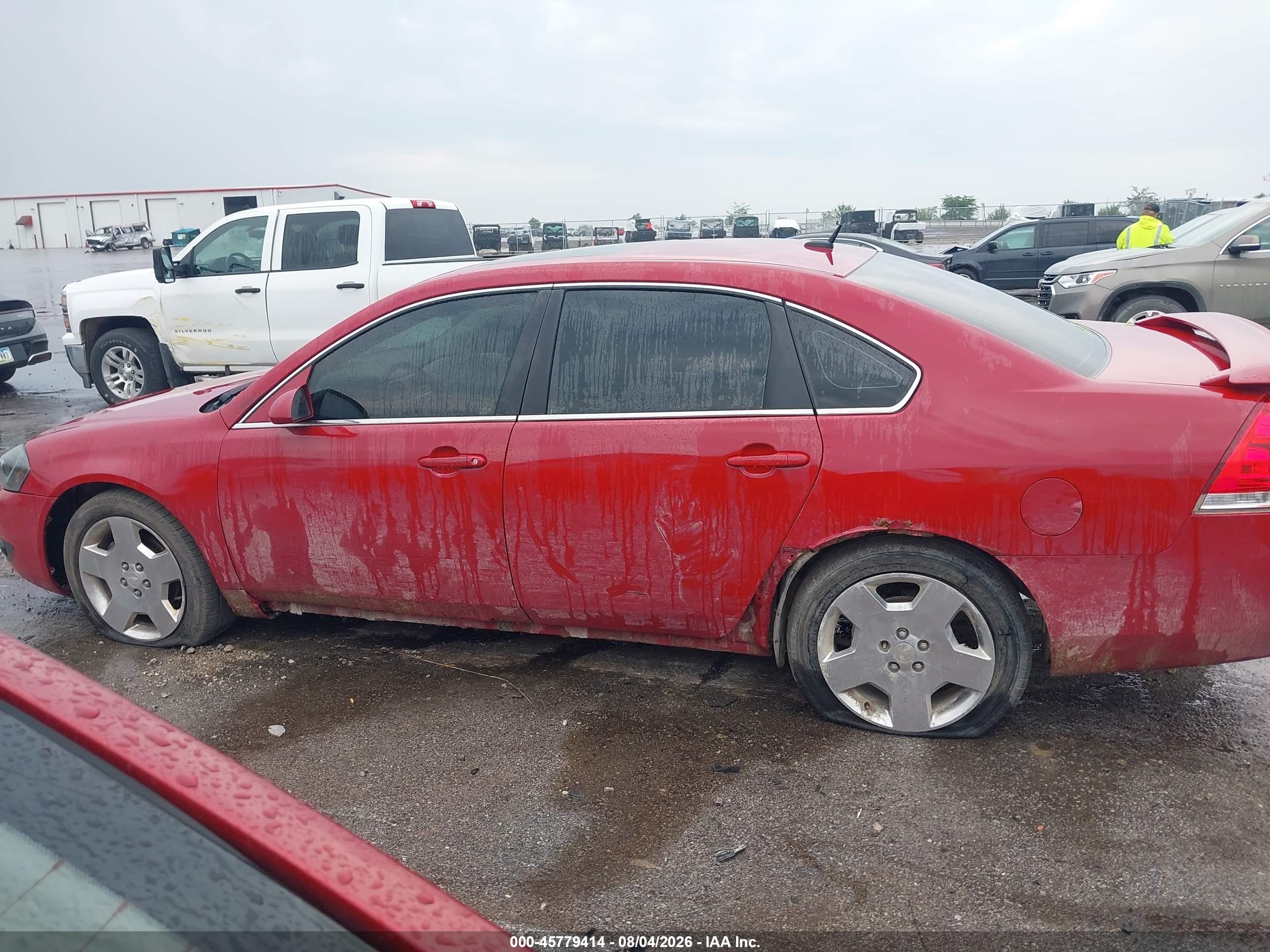 2008 Chevrolet Impala Ss Red vin: 2G1WD58C081353065