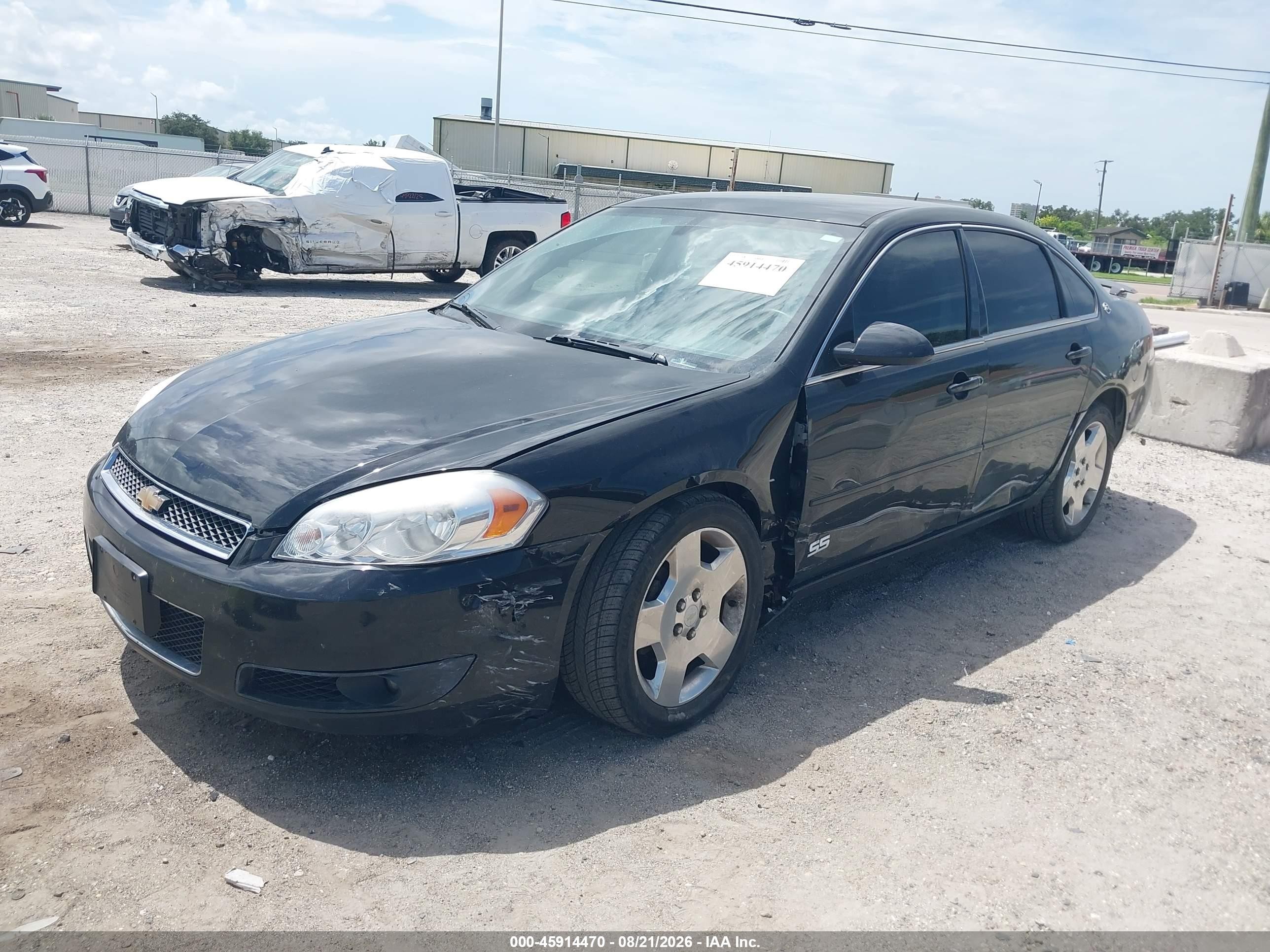 2006 Chevrolet Impala Ss Black vin: 2G1WD58C169144951