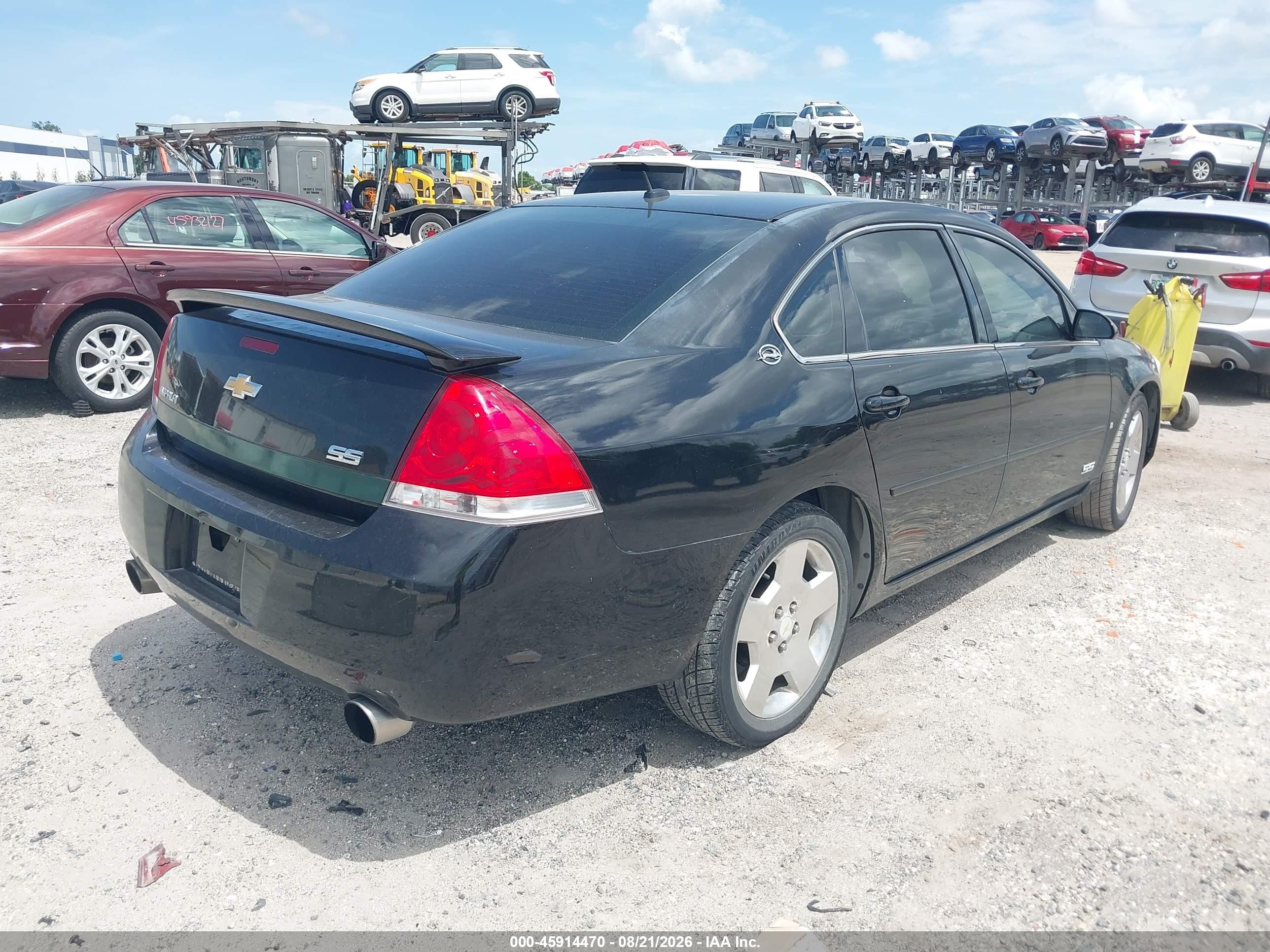 2006 Chevrolet Impala Ss Black vin: 2G1WD58C169144951