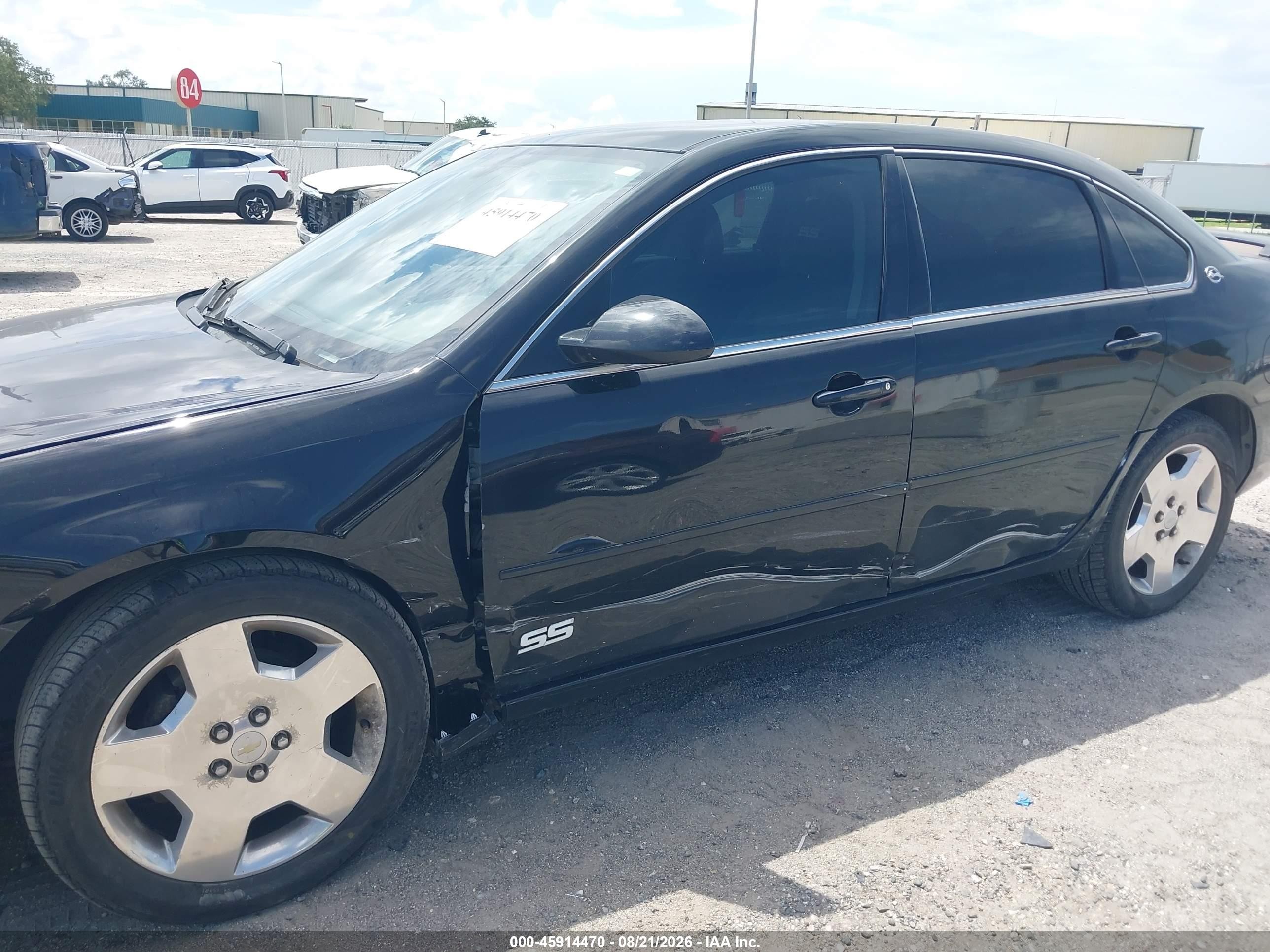 2006 Chevrolet Impala Ss Black vin: 2G1WD58C169144951