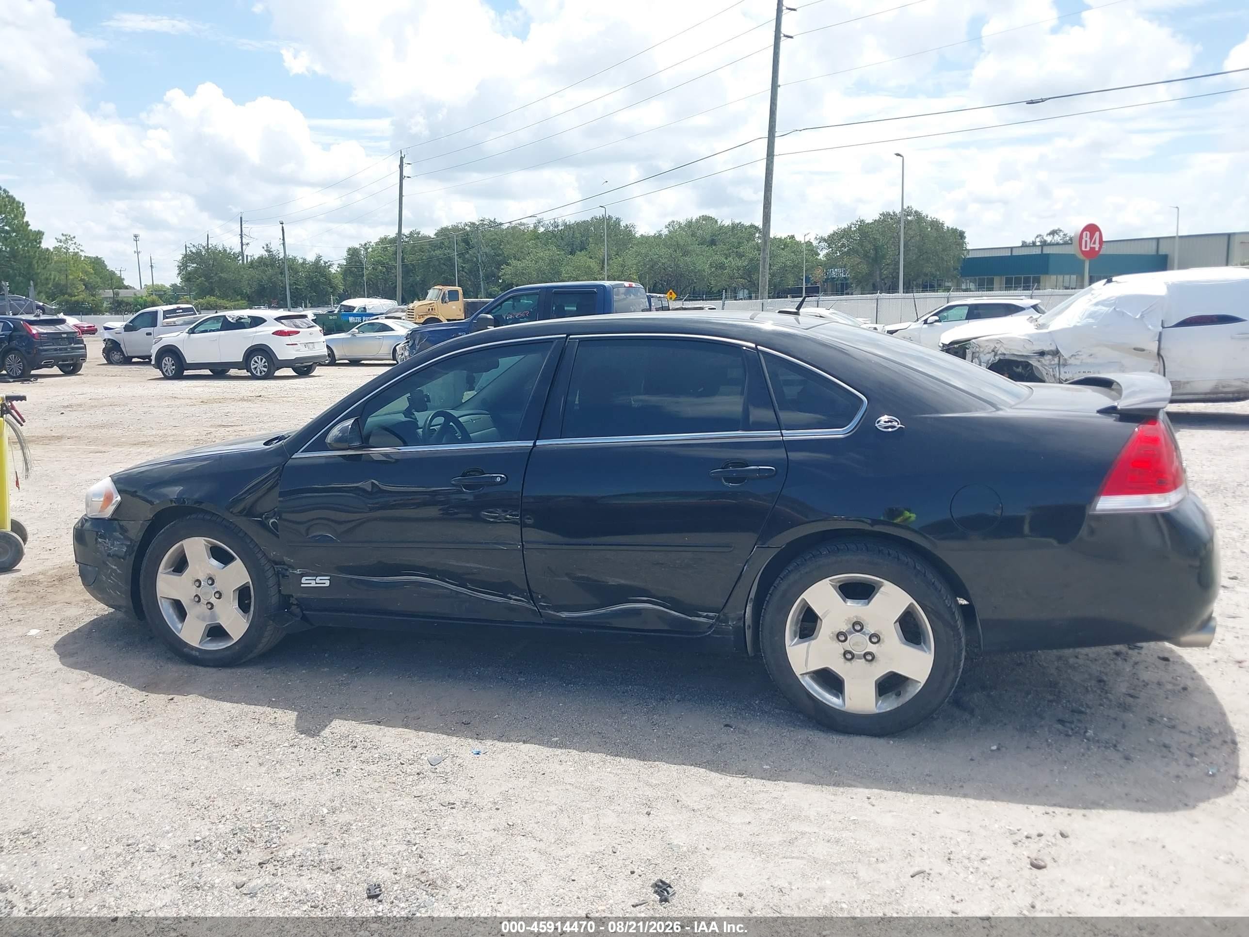 2006 Chevrolet Impala Ss Black vin: 2G1WD58C169144951
