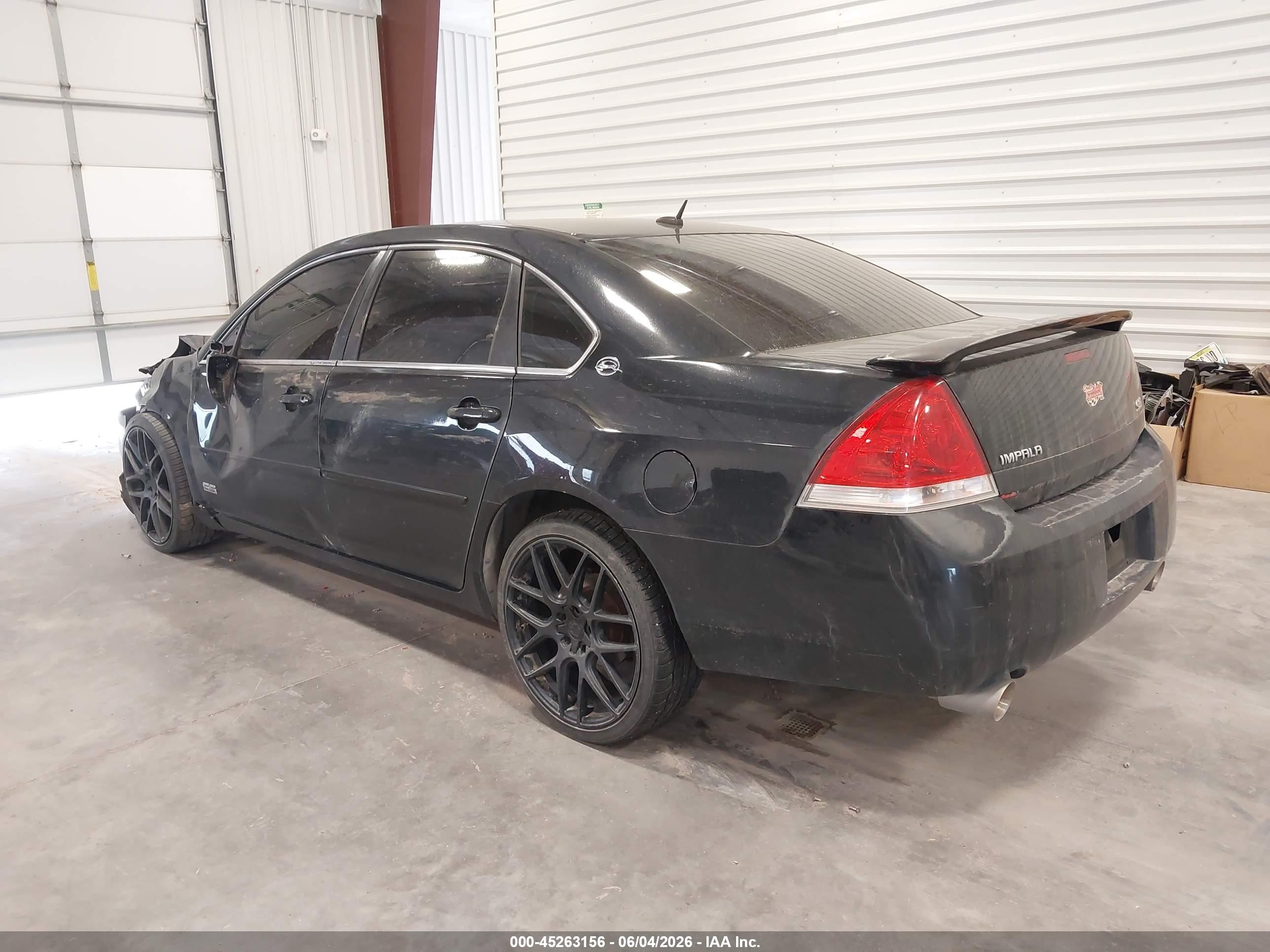 2007 Chevrolet Impala Ss Black vin: 2G1WD58C179130808