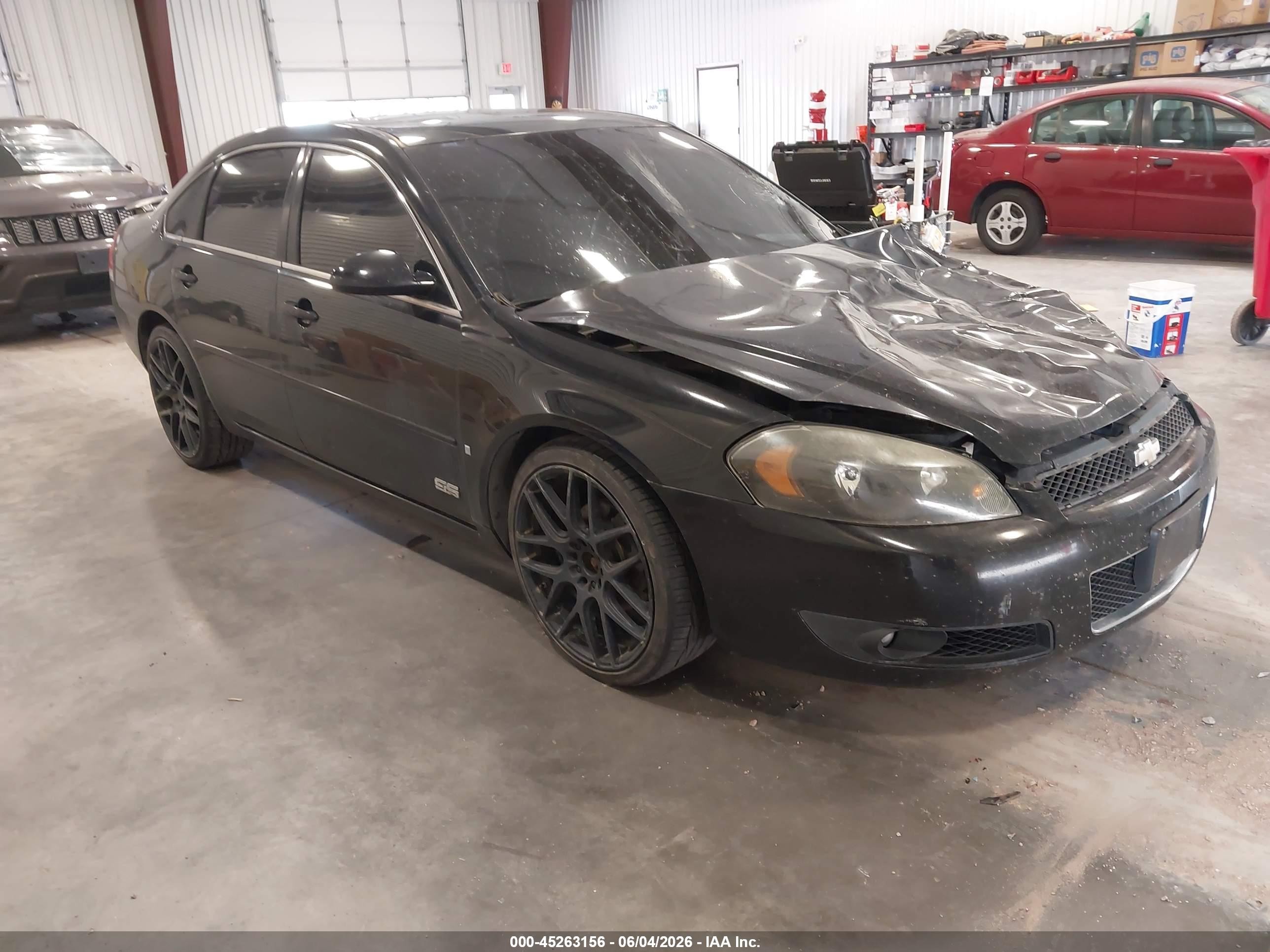2007 Chevrolet Impala Ss Black vin: 2G1WD58C179130808