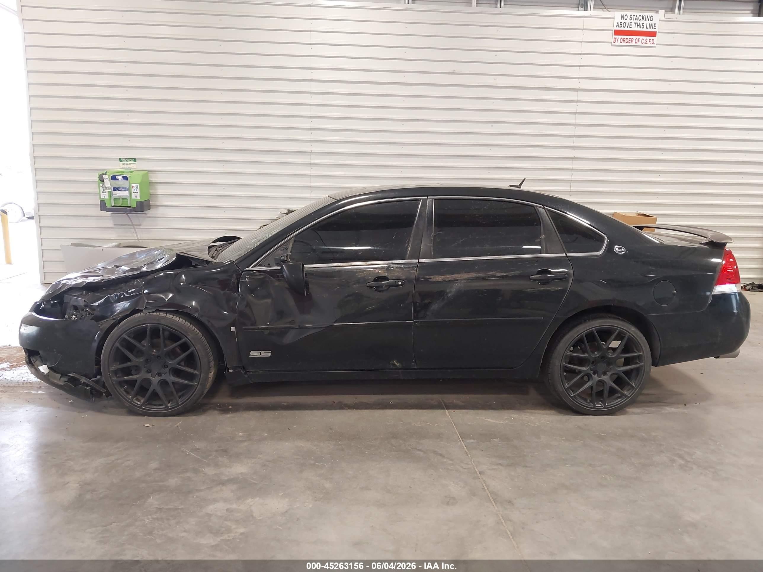 2007 Chevrolet Impala Ss Black vin: 2G1WD58C179130808