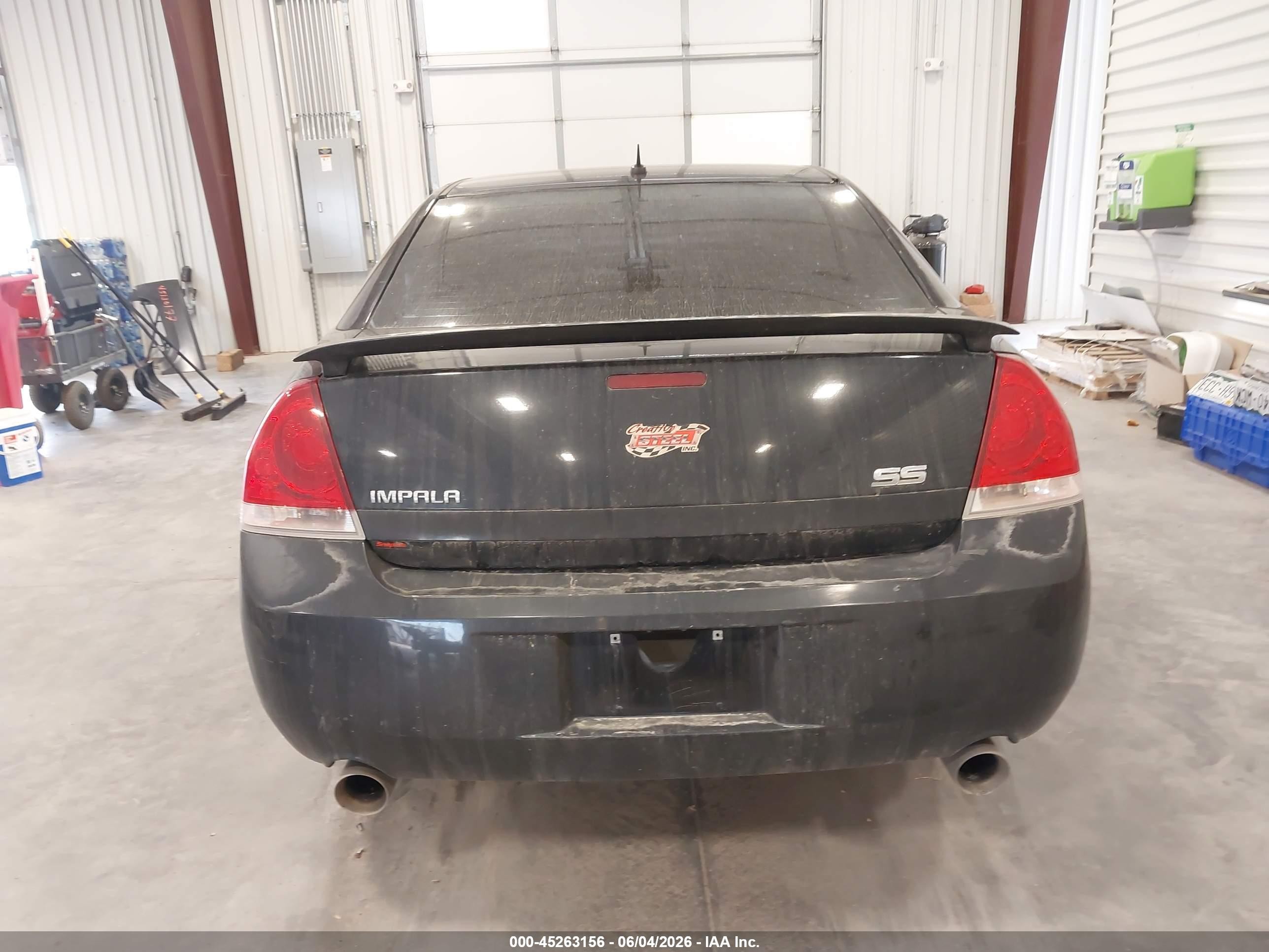 2007 Chevrolet Impala Ss Black vin: 2G1WD58C179130808