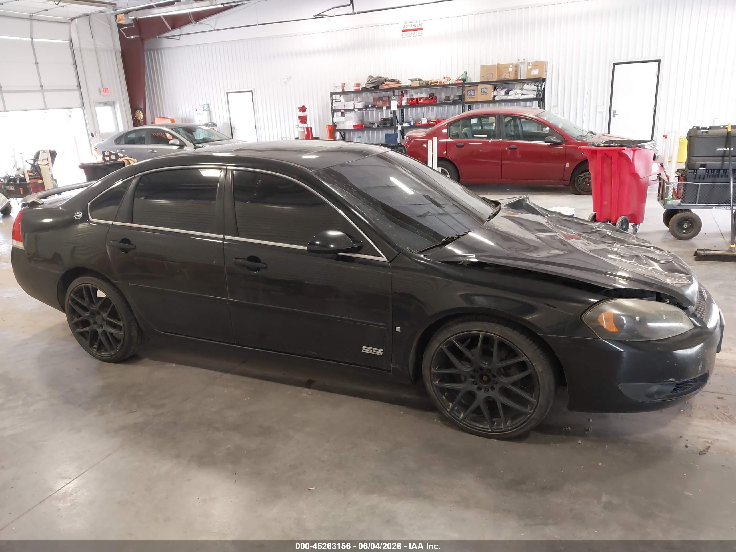 2007 Chevrolet Impala Ss Black vin: 2G1WD58C179130808