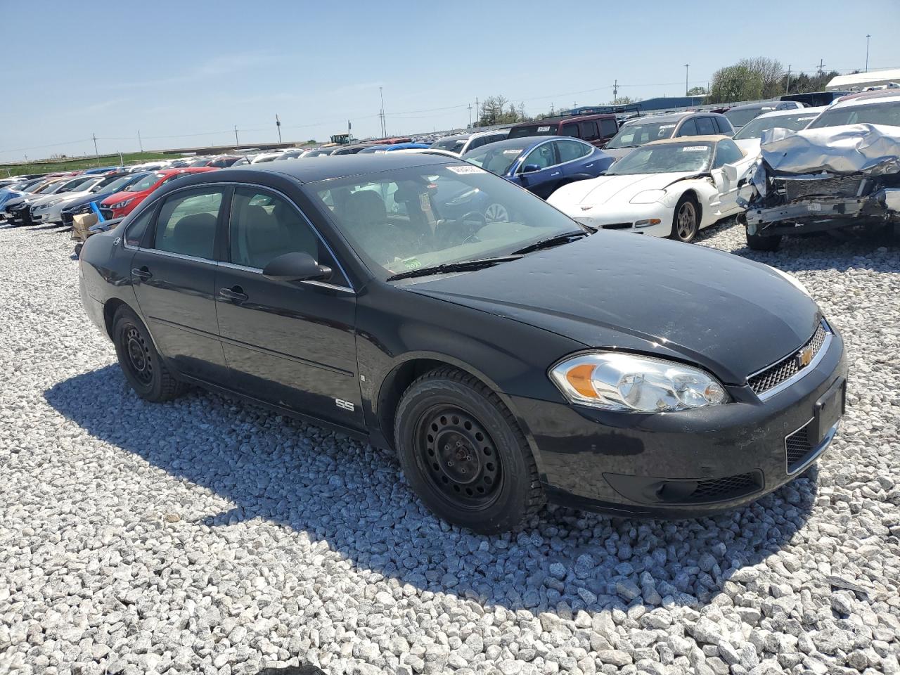 2008 Chevrolet Impala Super Sport Black vin: 2G1WD58C181318115