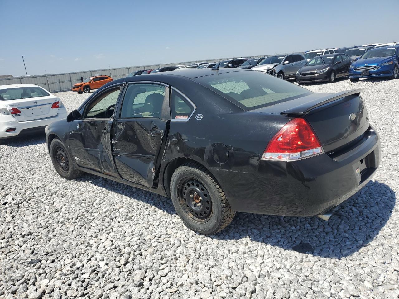 2008 Chevrolet Impala Super Sport Black vin: 2G1WD58C181318115