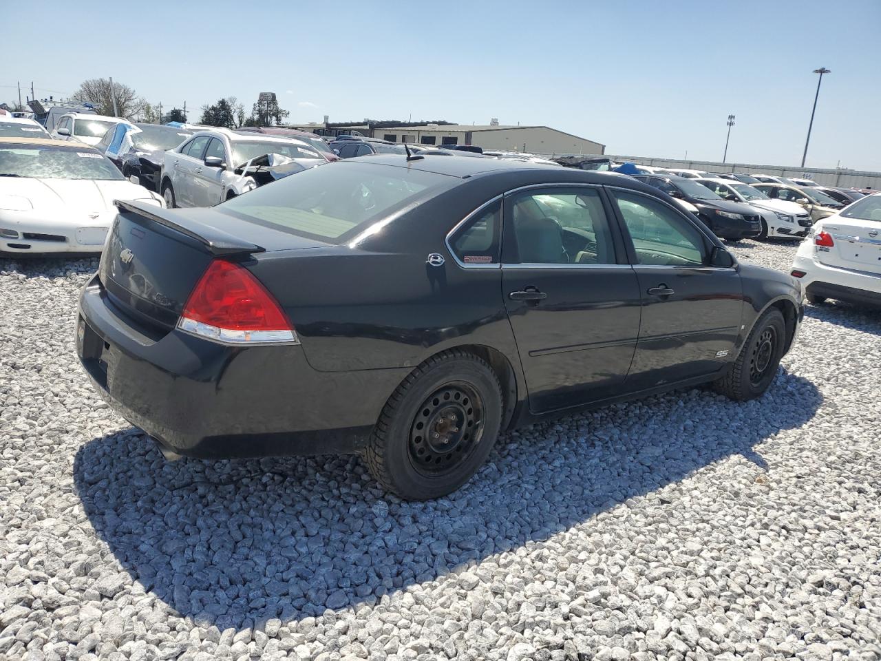 2008 Chevrolet Impala Super Sport Black vin: 2G1WD58C181318115