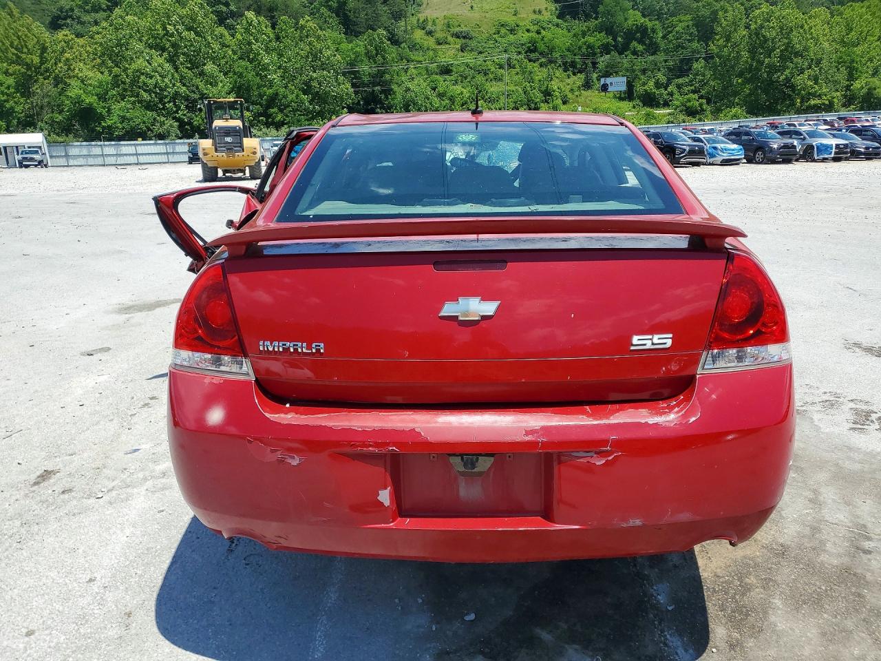2008 Chevrolet Impala Super Sport Red vin: 2G1WD58C189164457